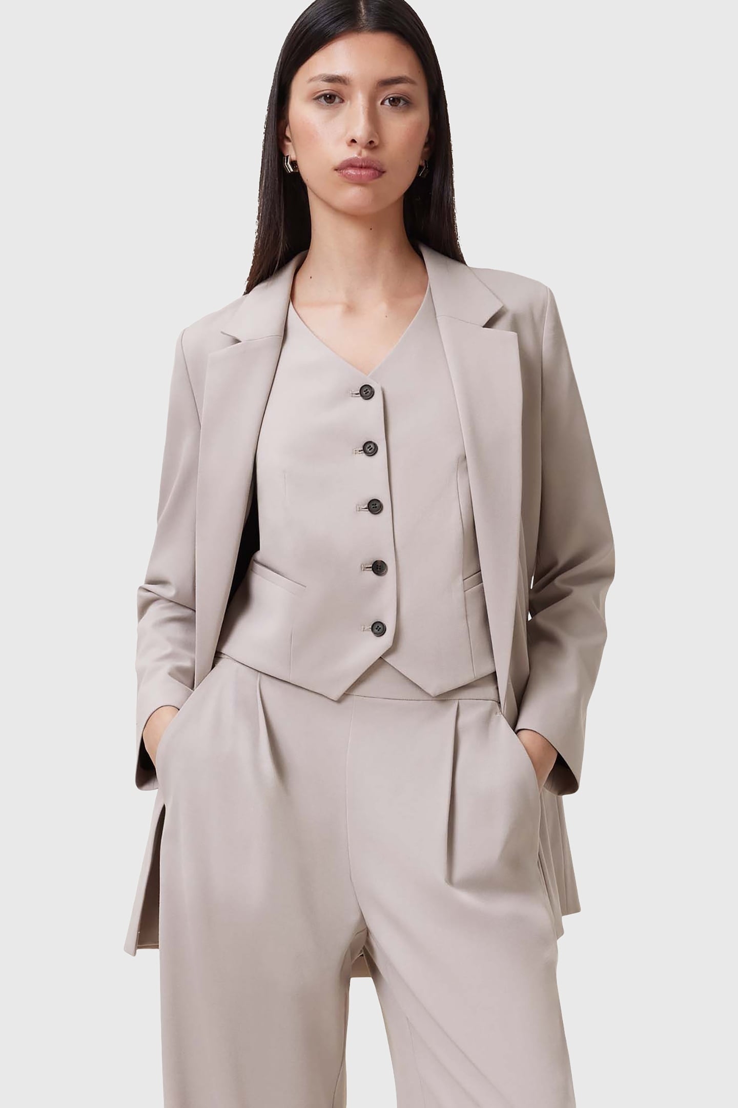 ALEIDA TRI BLAZER GREIGE BROWN 3