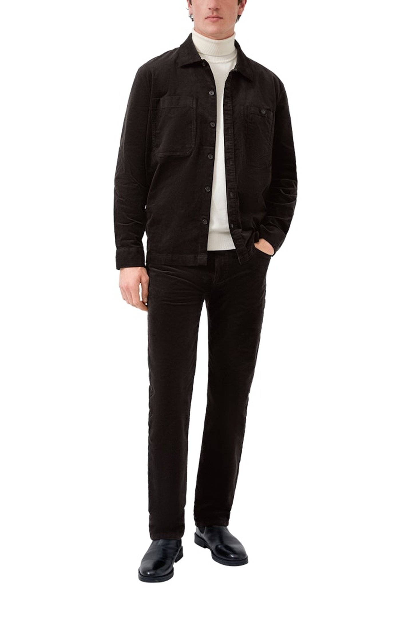 S.OLIVER SHIRTS DARK BROWN 2