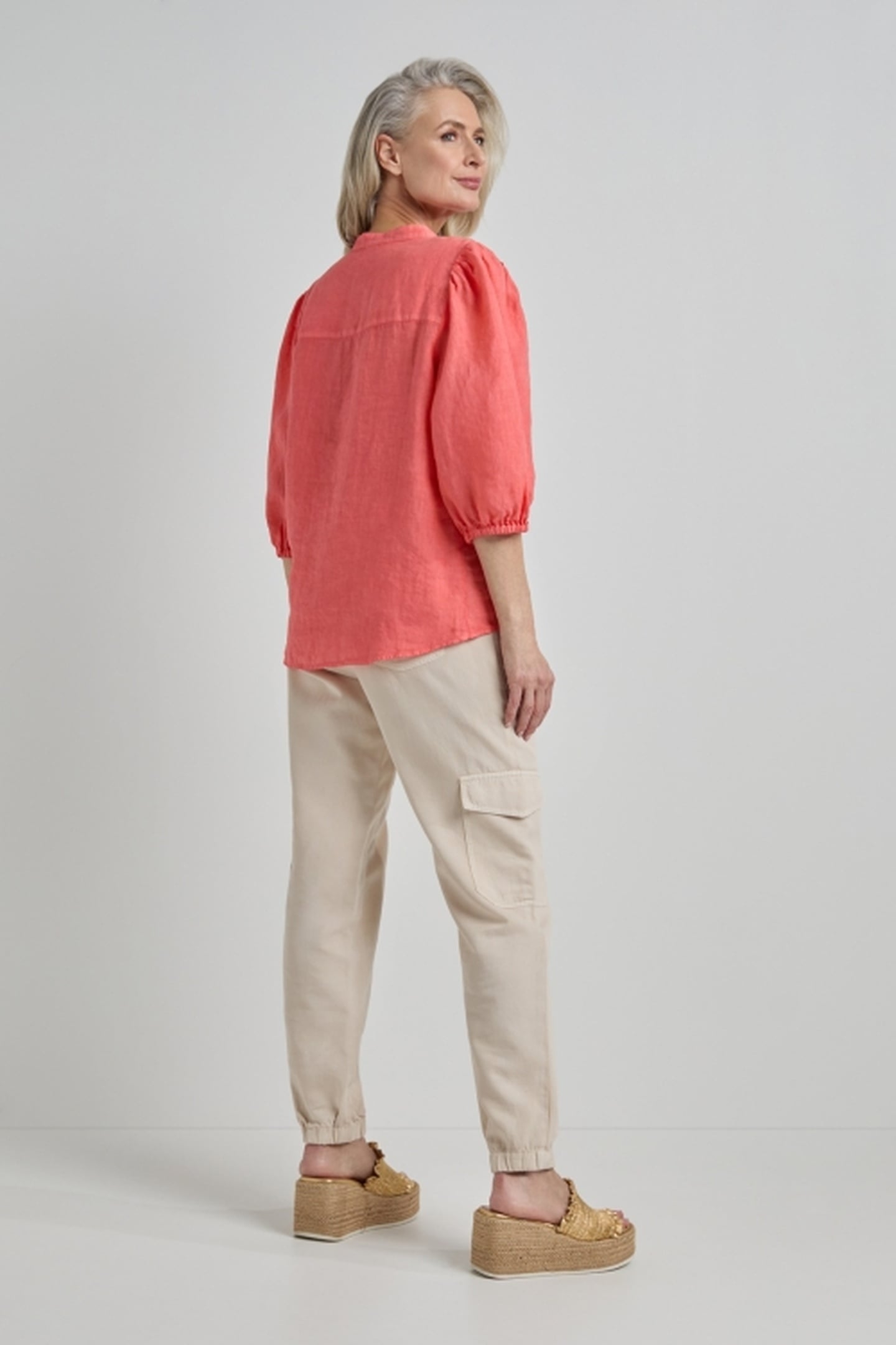 JOLENE BLOUSE CORAL 4