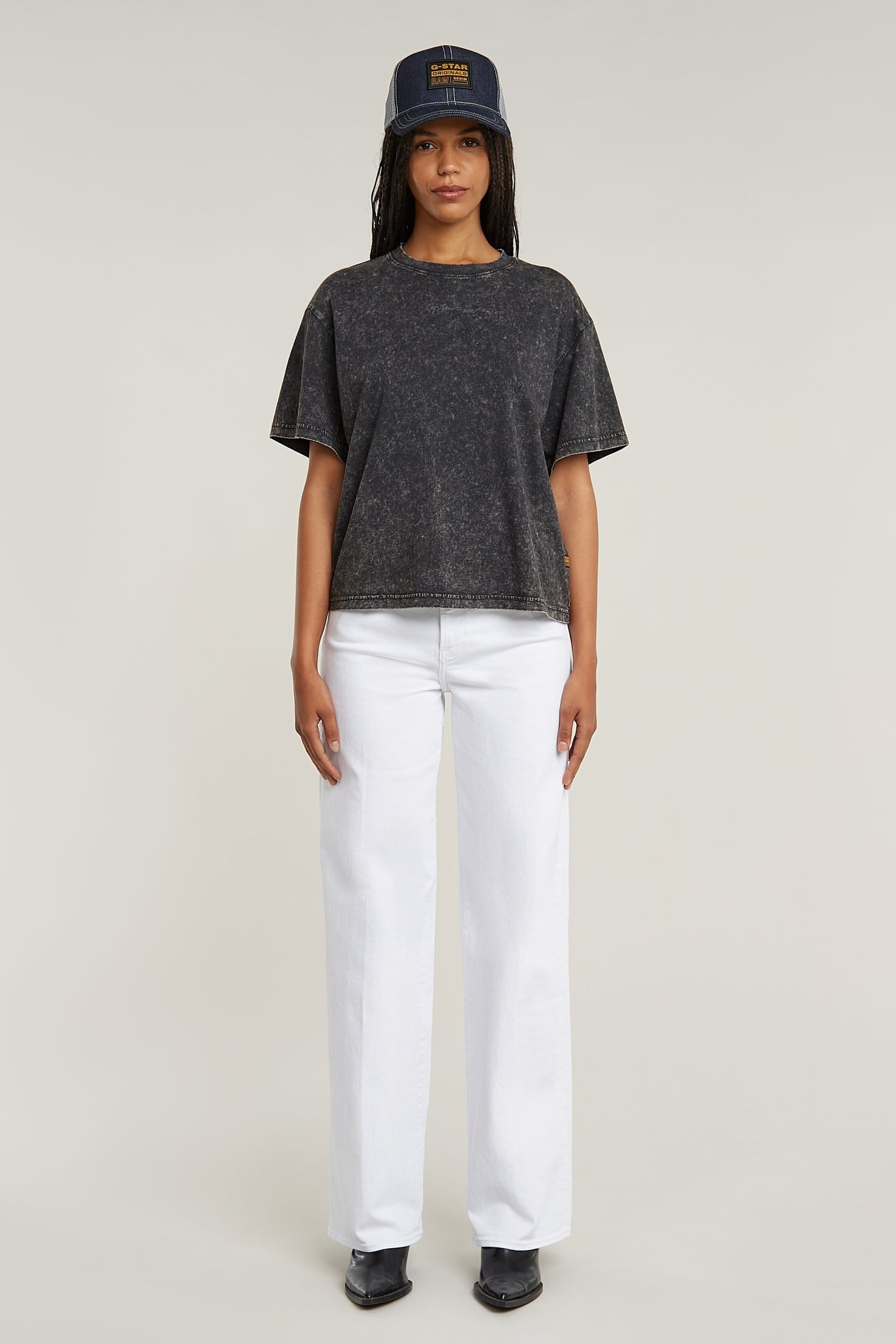 WASHED G-SCRIPT R T PETROL DOUBLE DYE 1