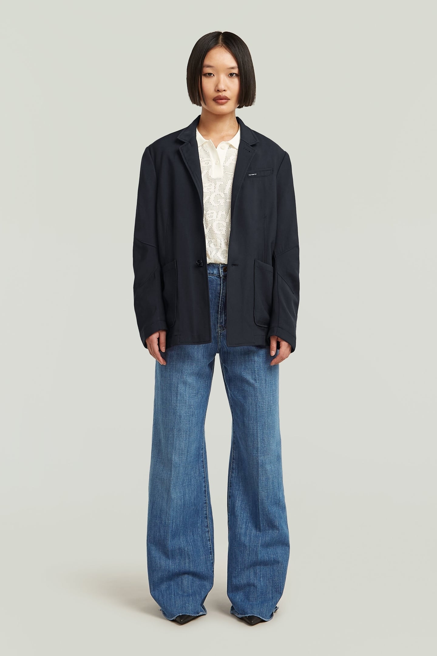 3D BF BLAZER OSAKA BLUE 1