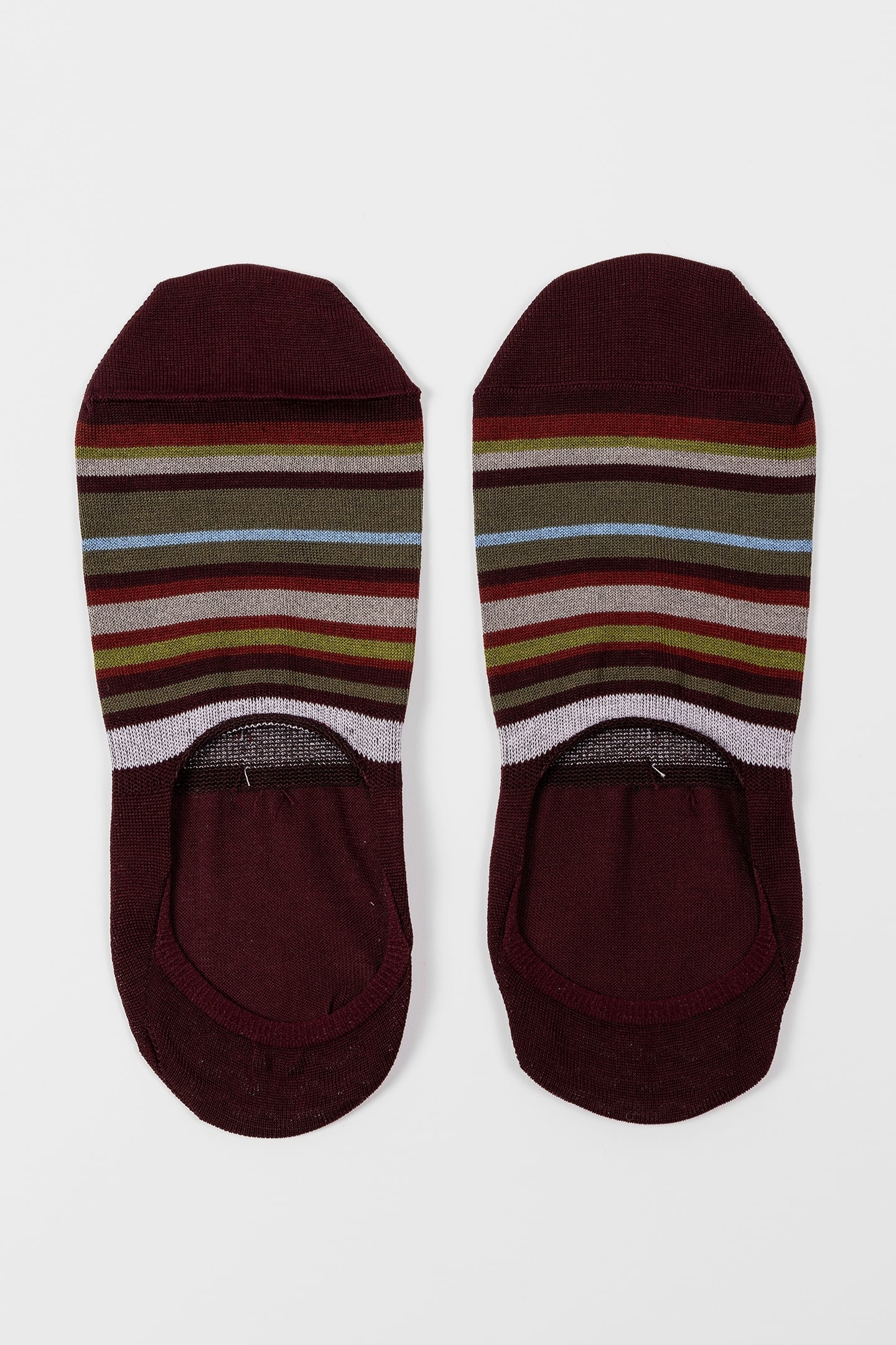 SOCK HARLAN NO SHOW BURGUNDY/ BORDE 5