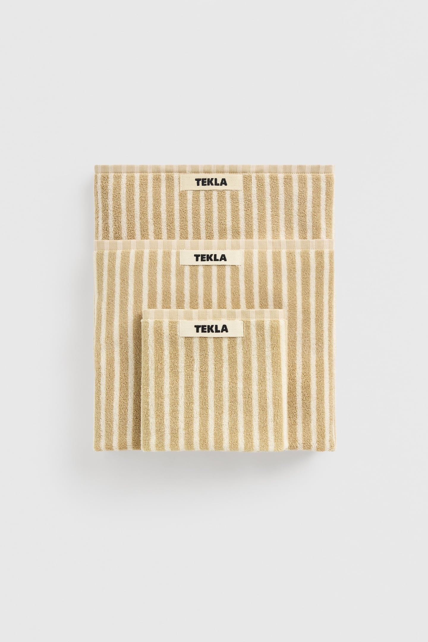 UNISEX TOWEL IVORY STRIPES 2