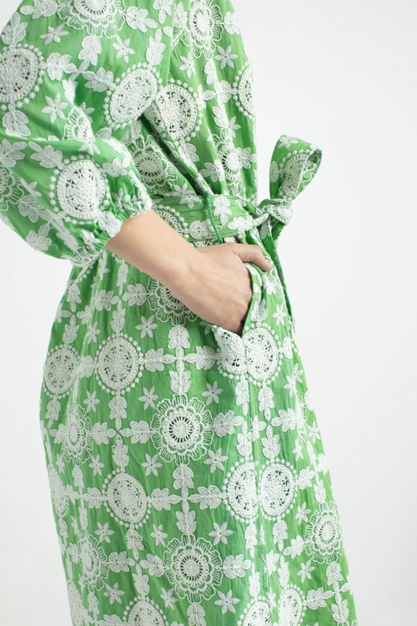 DJENNA DRESS PARROT GREEN 3