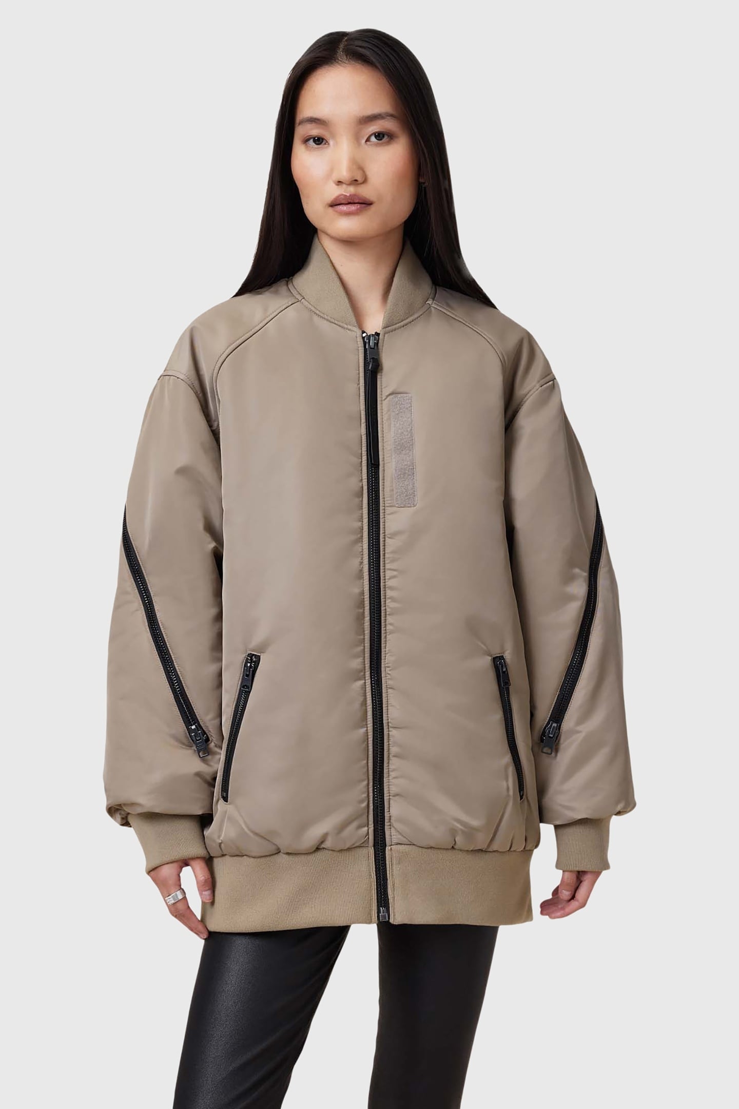 HANAA BOMBER NOUGAT TAUPE 1