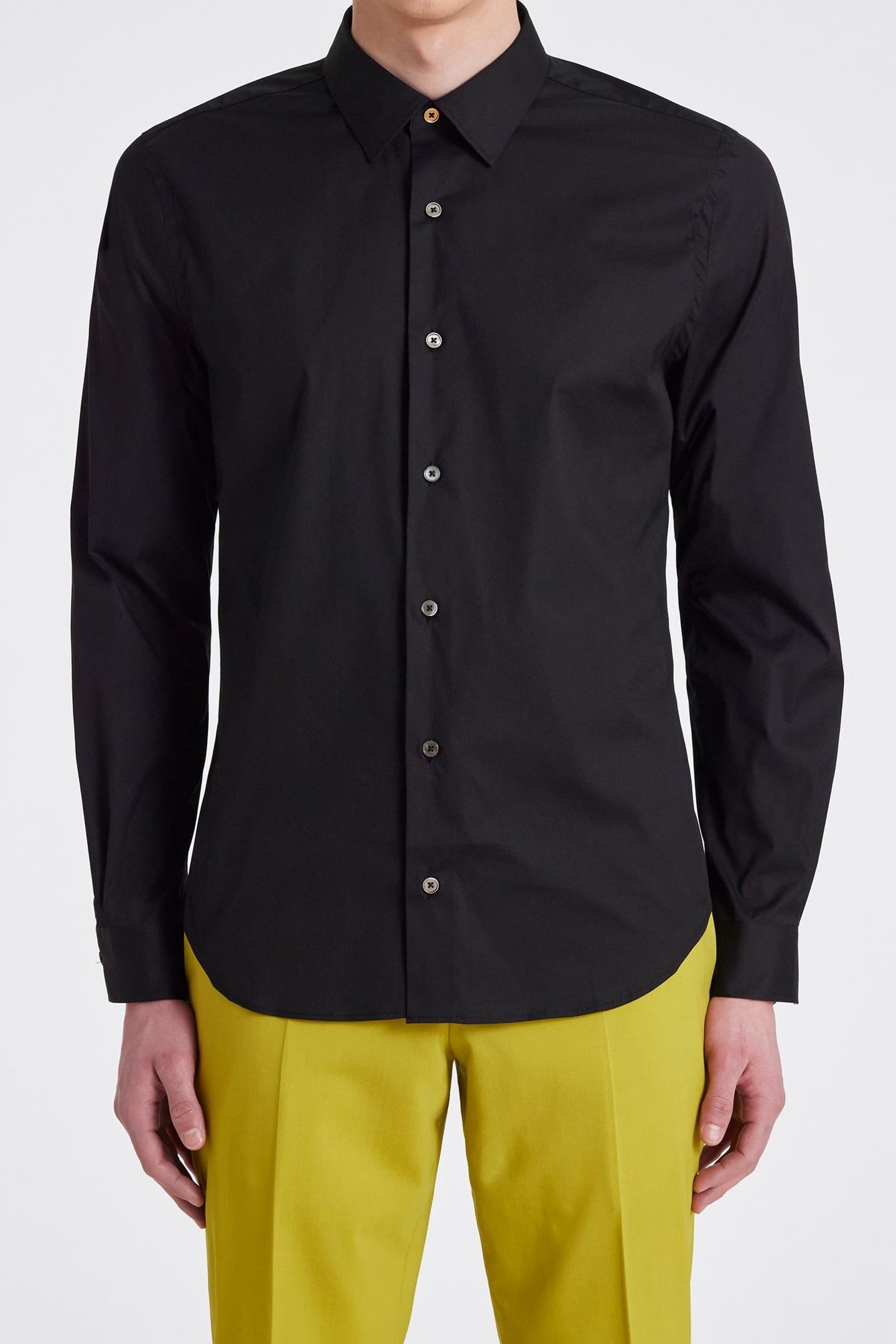S/C SUPER SLIM SHIRT BLACK 3