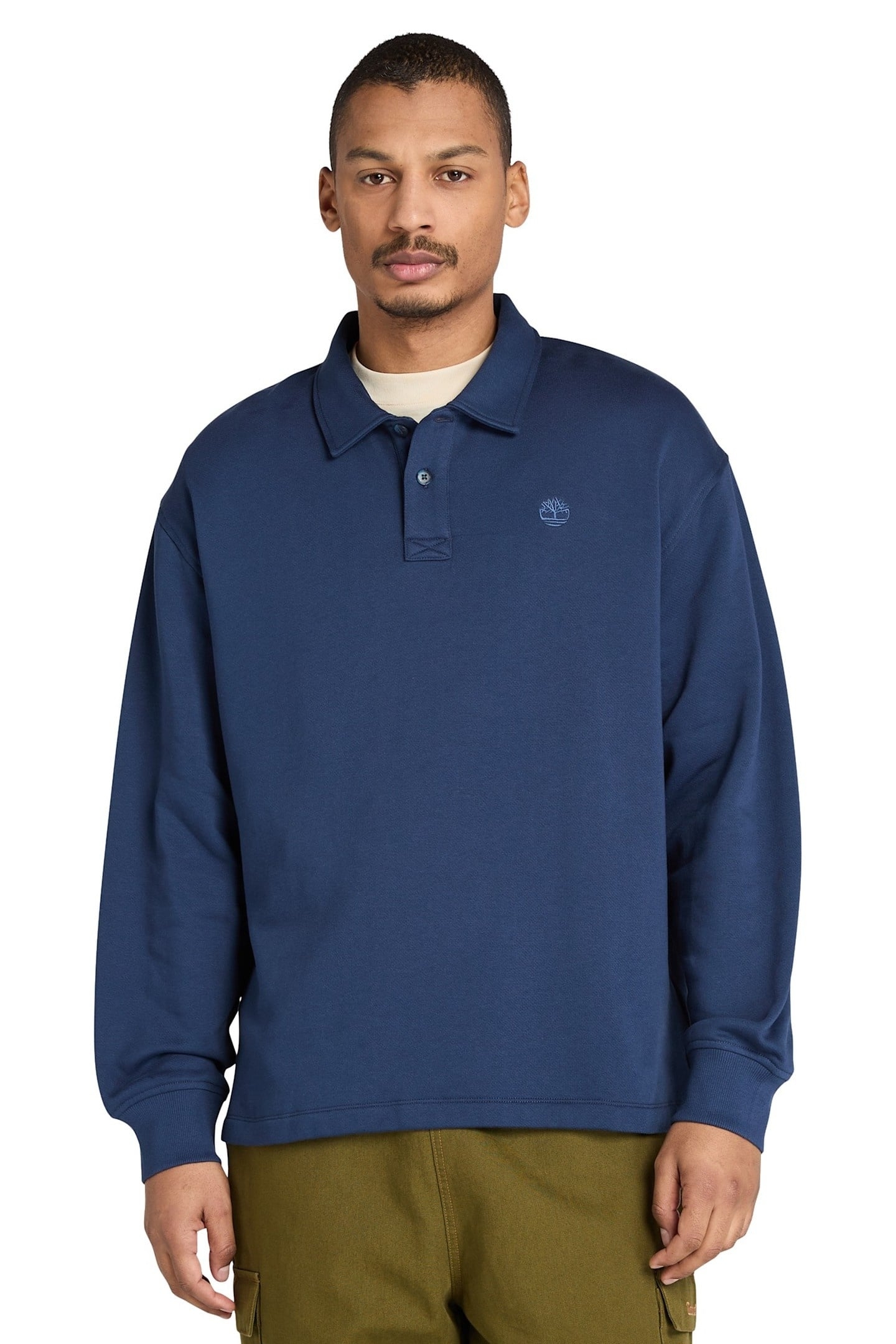 POLO SWEATSHIRT PEACOAT 1