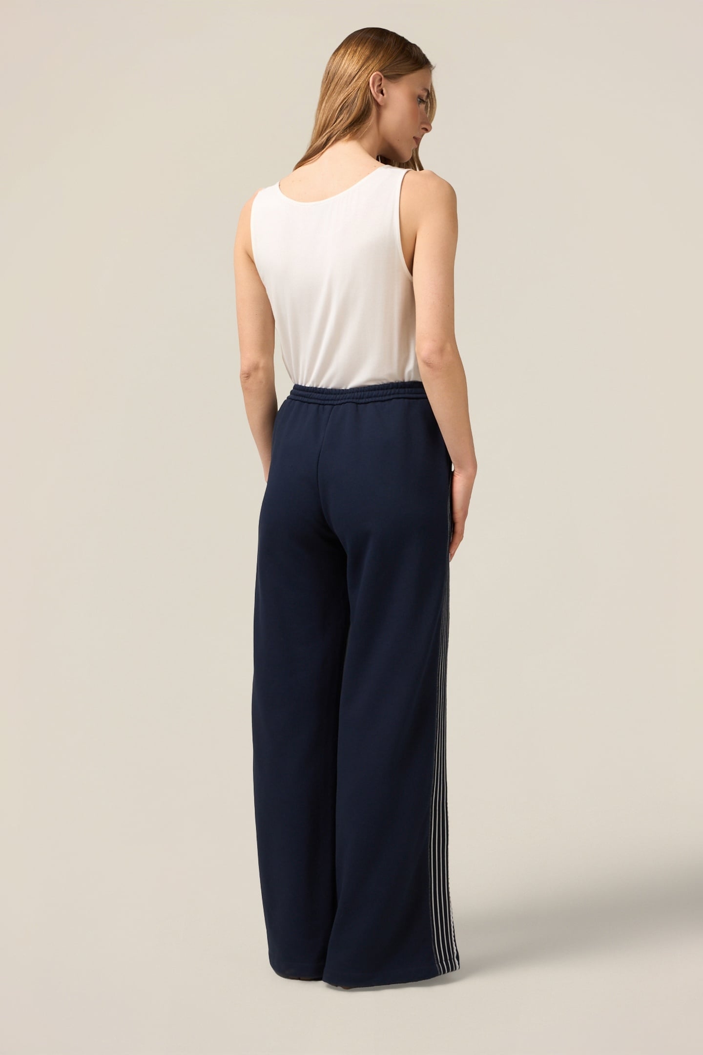 WIDE-LEG SWEATPANTS SIZE BLUE 3