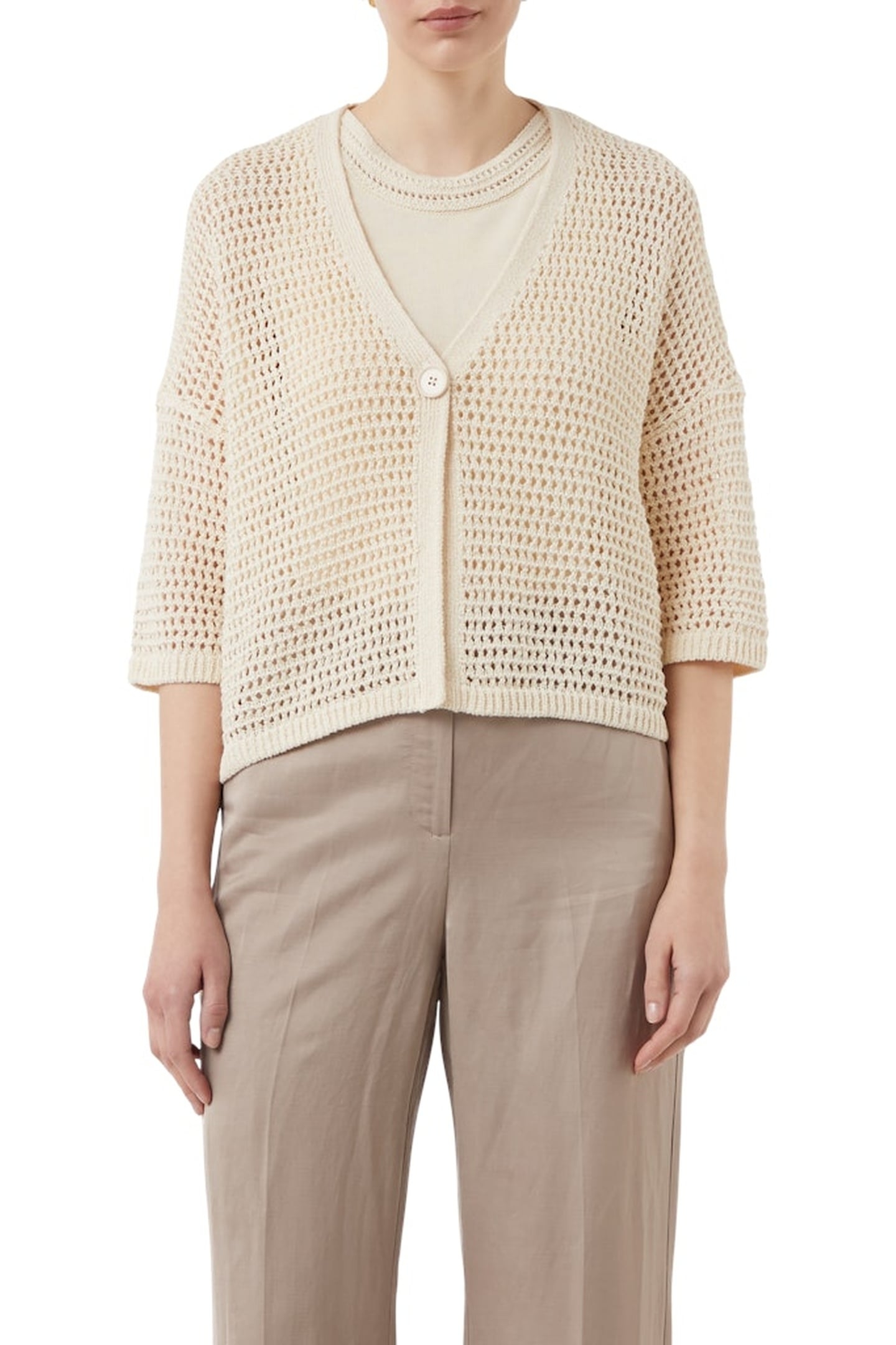 COMMA CARDIGAN CRÈME 2