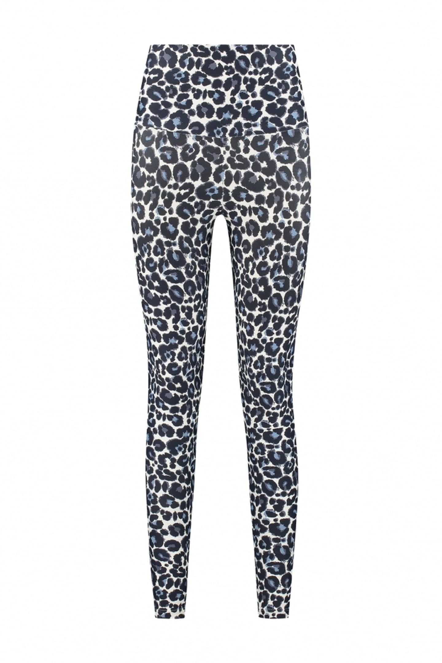 CLASSIC LEGGINGS HIGH WAISTBAND LEOPARD SUMMER BLUE 3