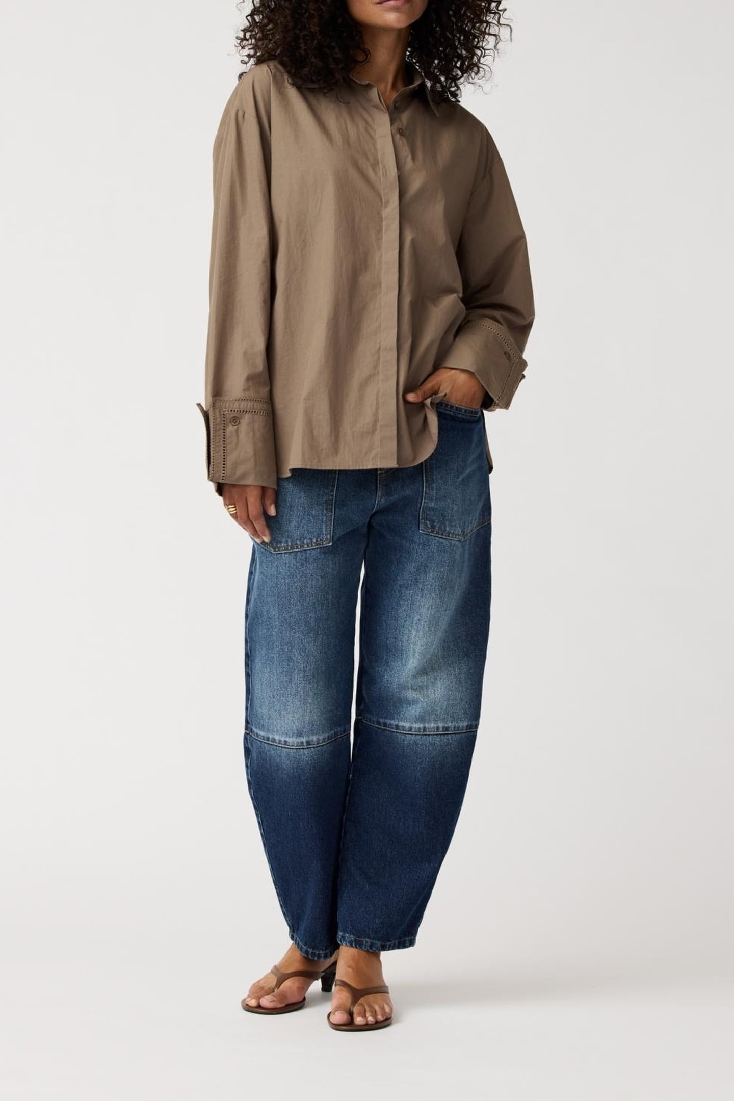 ISABELLE BLOUSE KHAKI 2