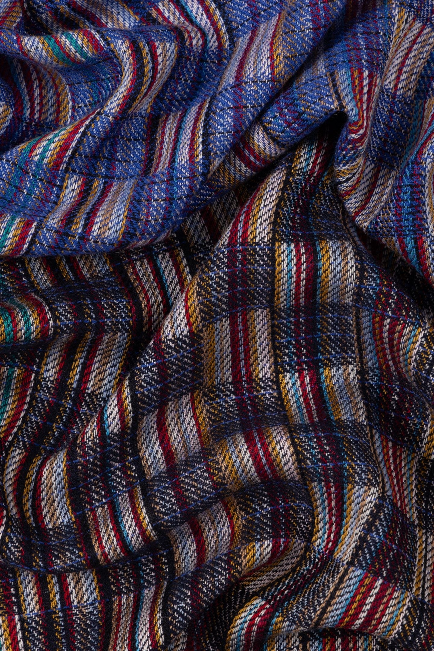 SCARF WEAVE SIGNATURE NAVY 8