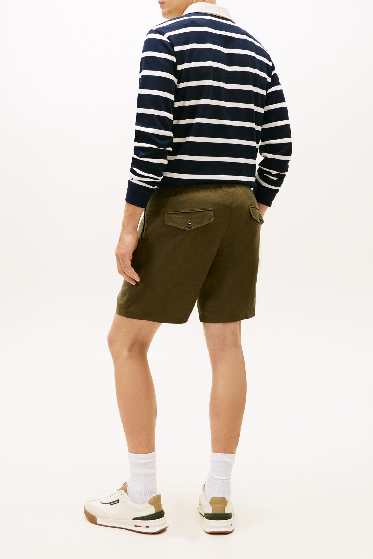 MERCER 7'' PULL ON SHORTS ARMY GREEN 2