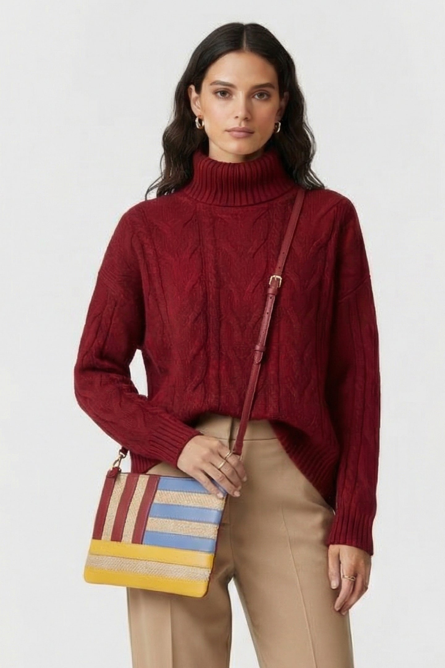 BEST CROSSBODY AVEIRO PAT MULTICO/SANGRIA 1