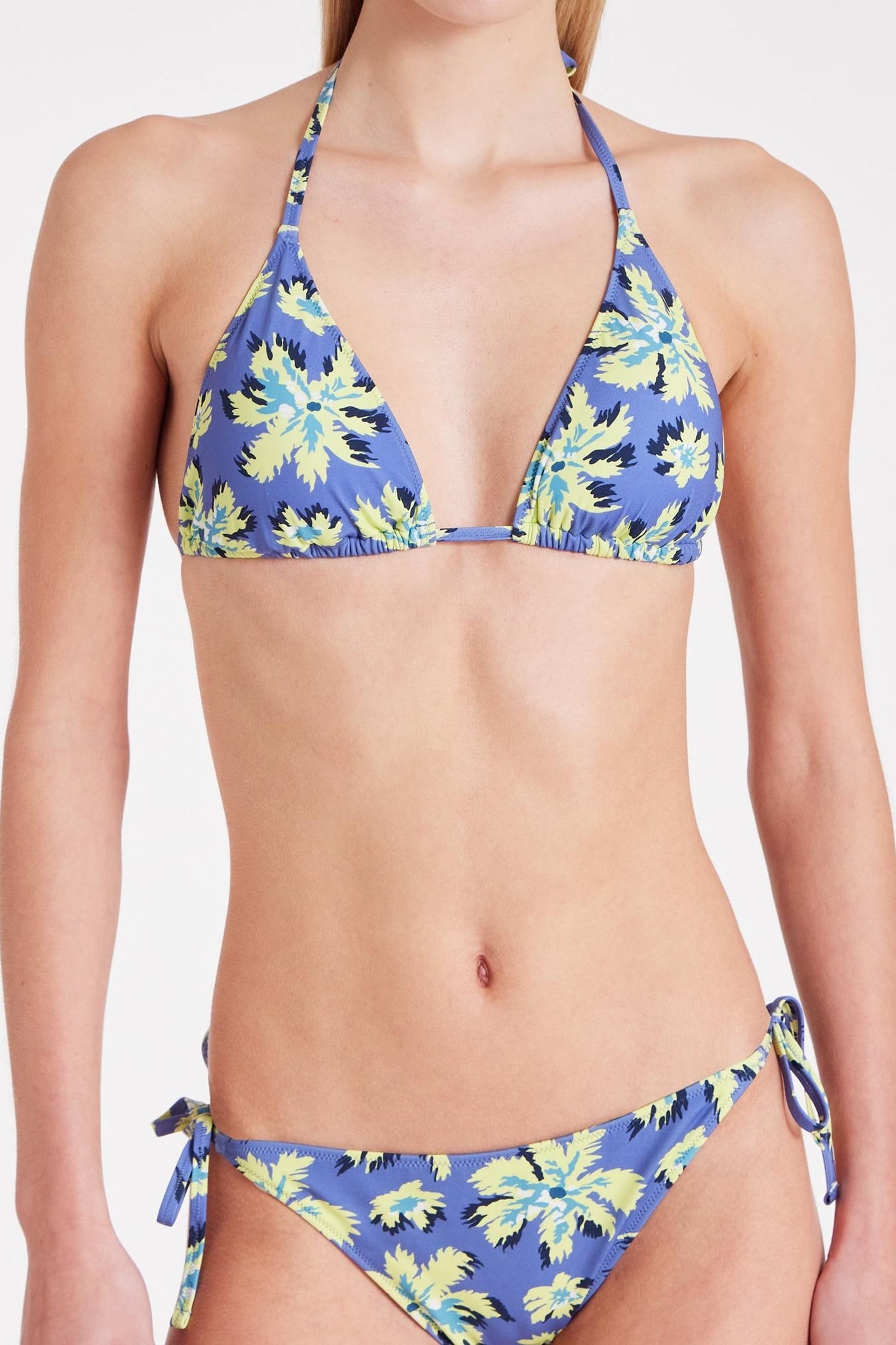 WOBIKINI TOP TRI PRNT TURQUOISE 1