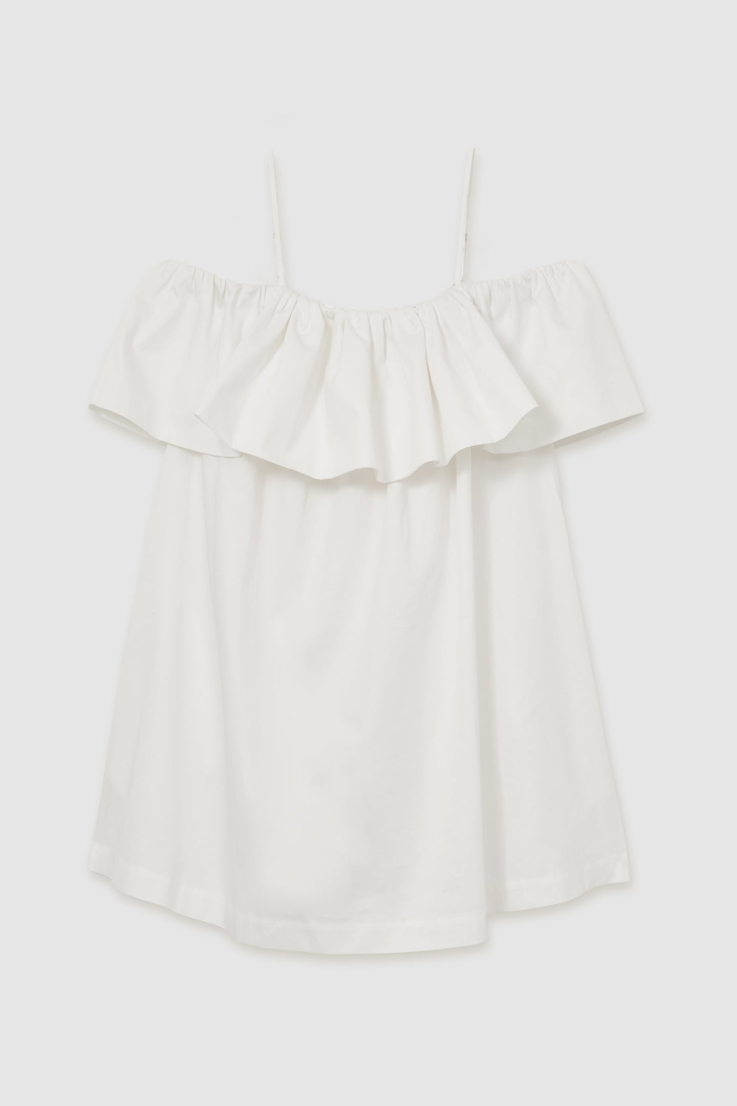 OFF THE SHOULDER DRESS IVORY CREAM 4