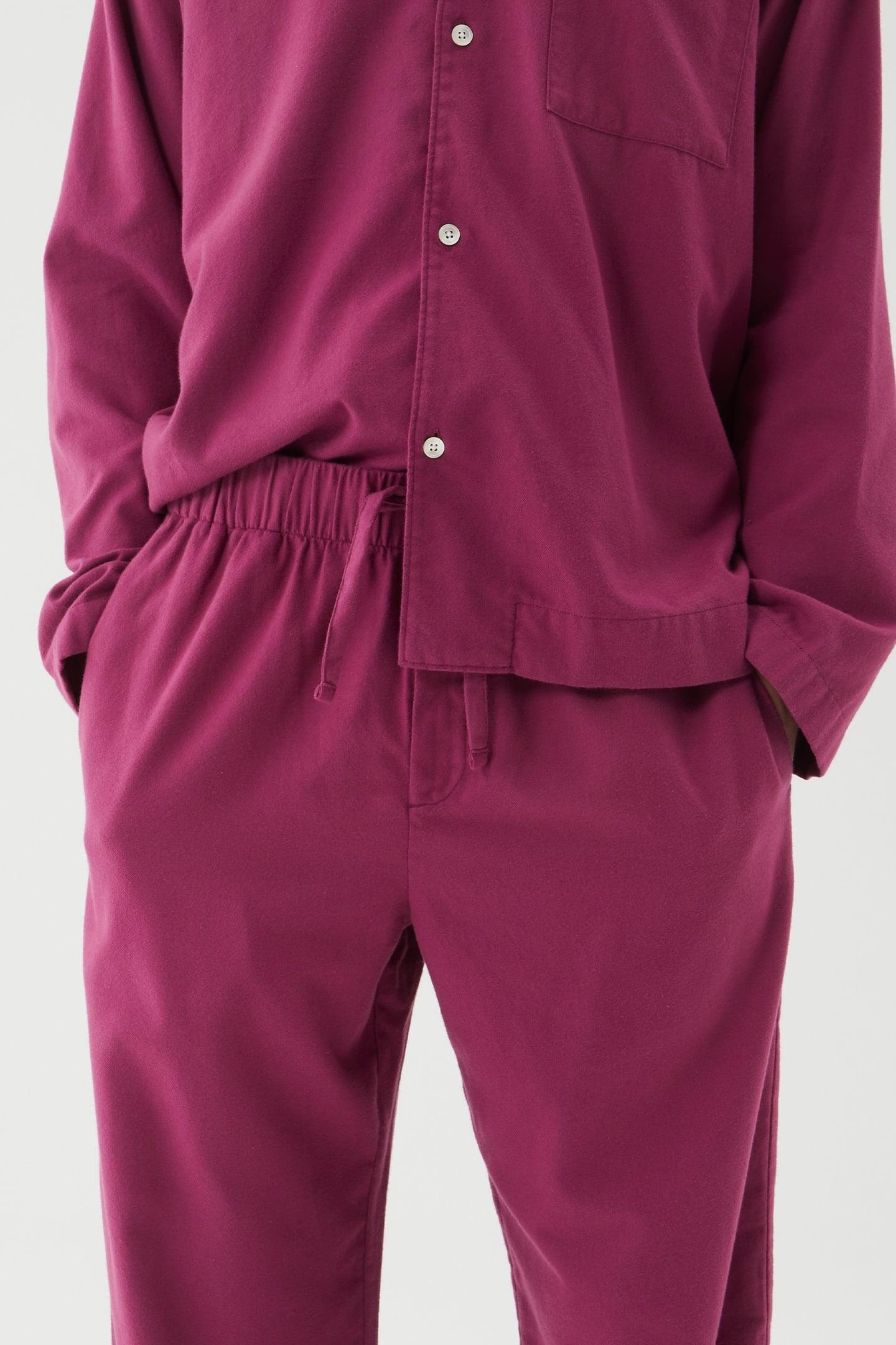 UNISEX FLANNEL, PYJAMAS PANTS GRAPE 8