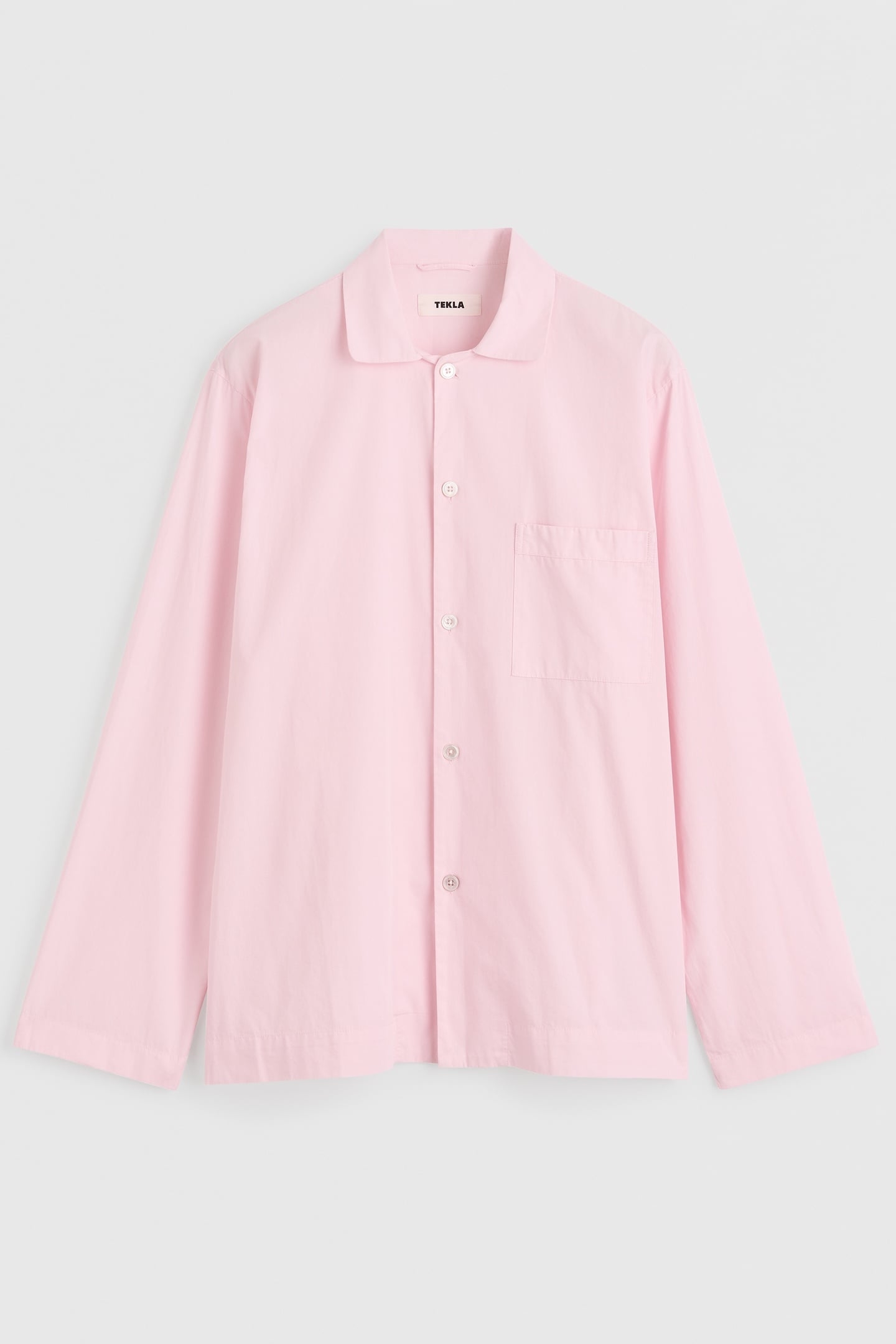 UNISEX POPLIN, PYJAMAS SHIRT SOFT PINK 3