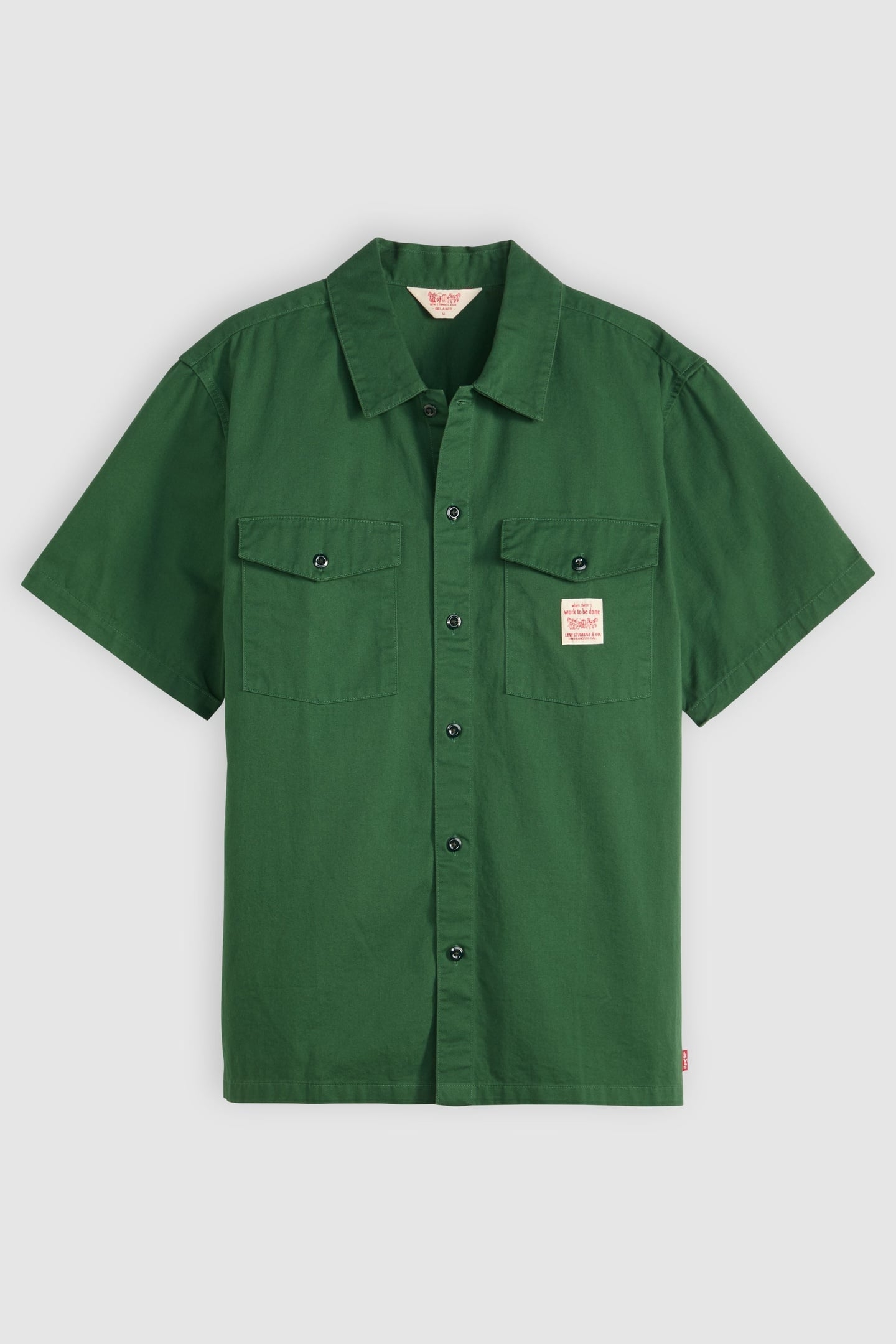 SHORT SLEEVE WORKER SHIRT GREEN 4