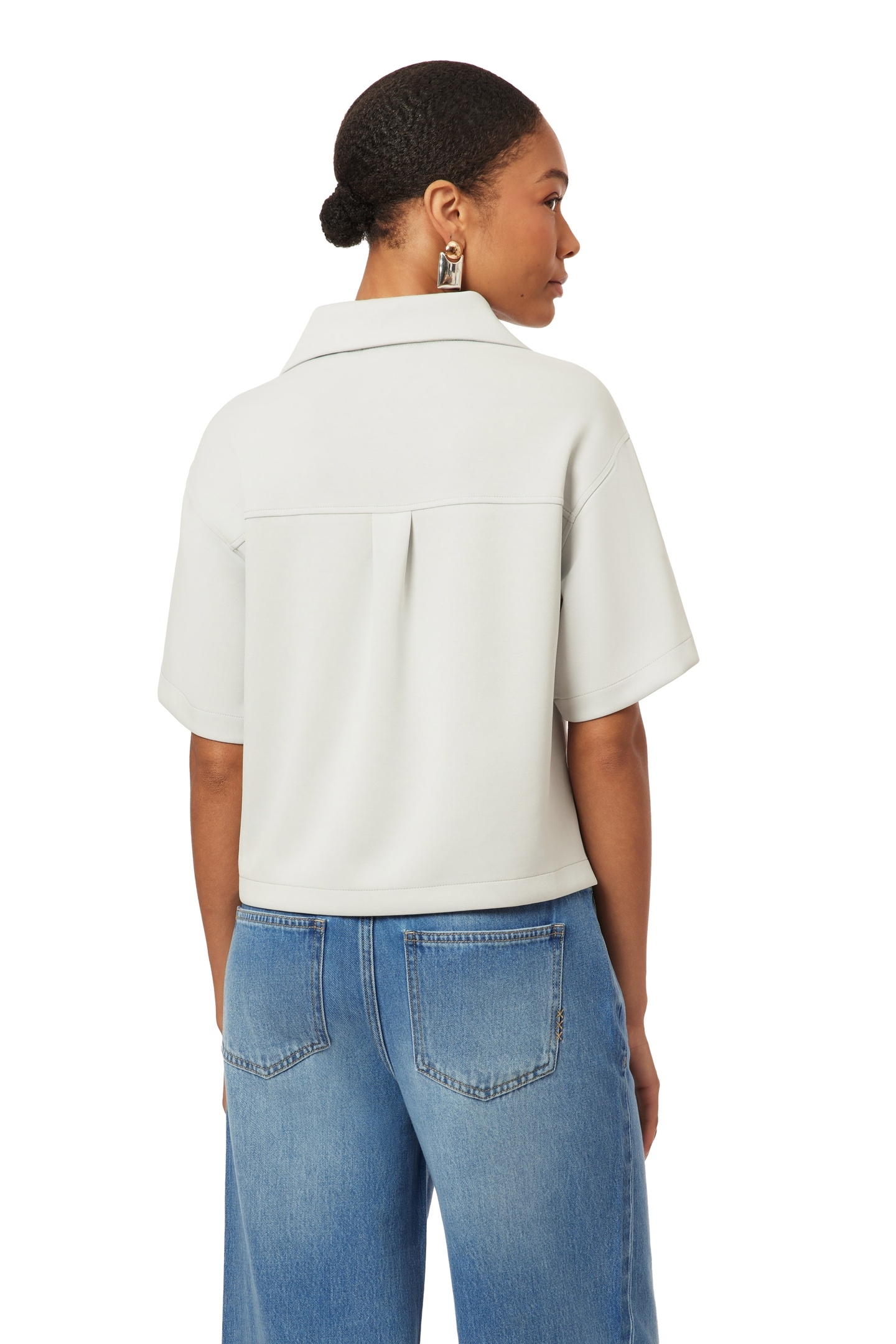 QUARTER ZIP TEE LUNAR ROCK 3