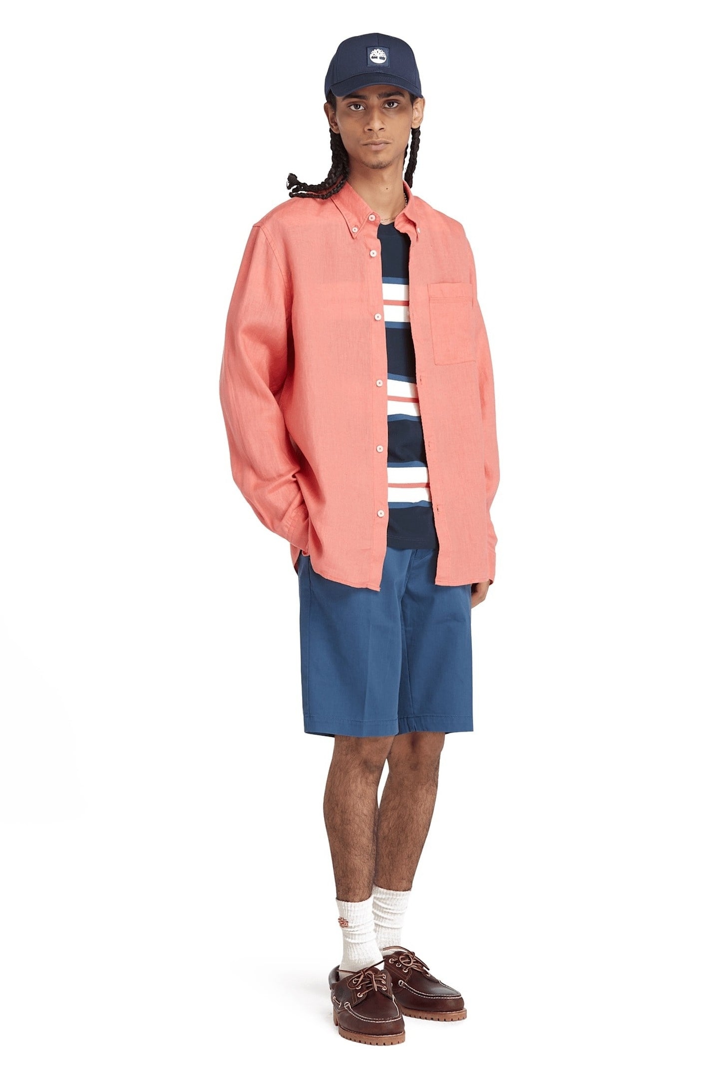 CLAREMONT TWILL CHINO SHORT DARK DENIM 5