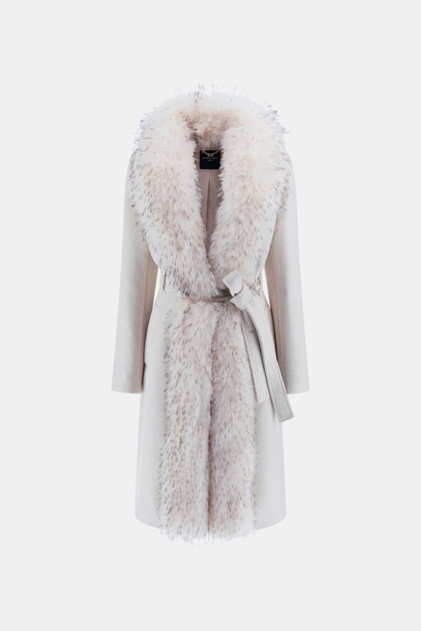 MARCIANO BY GUESS VALERIE COAT HEATHER OFF WHITE 3