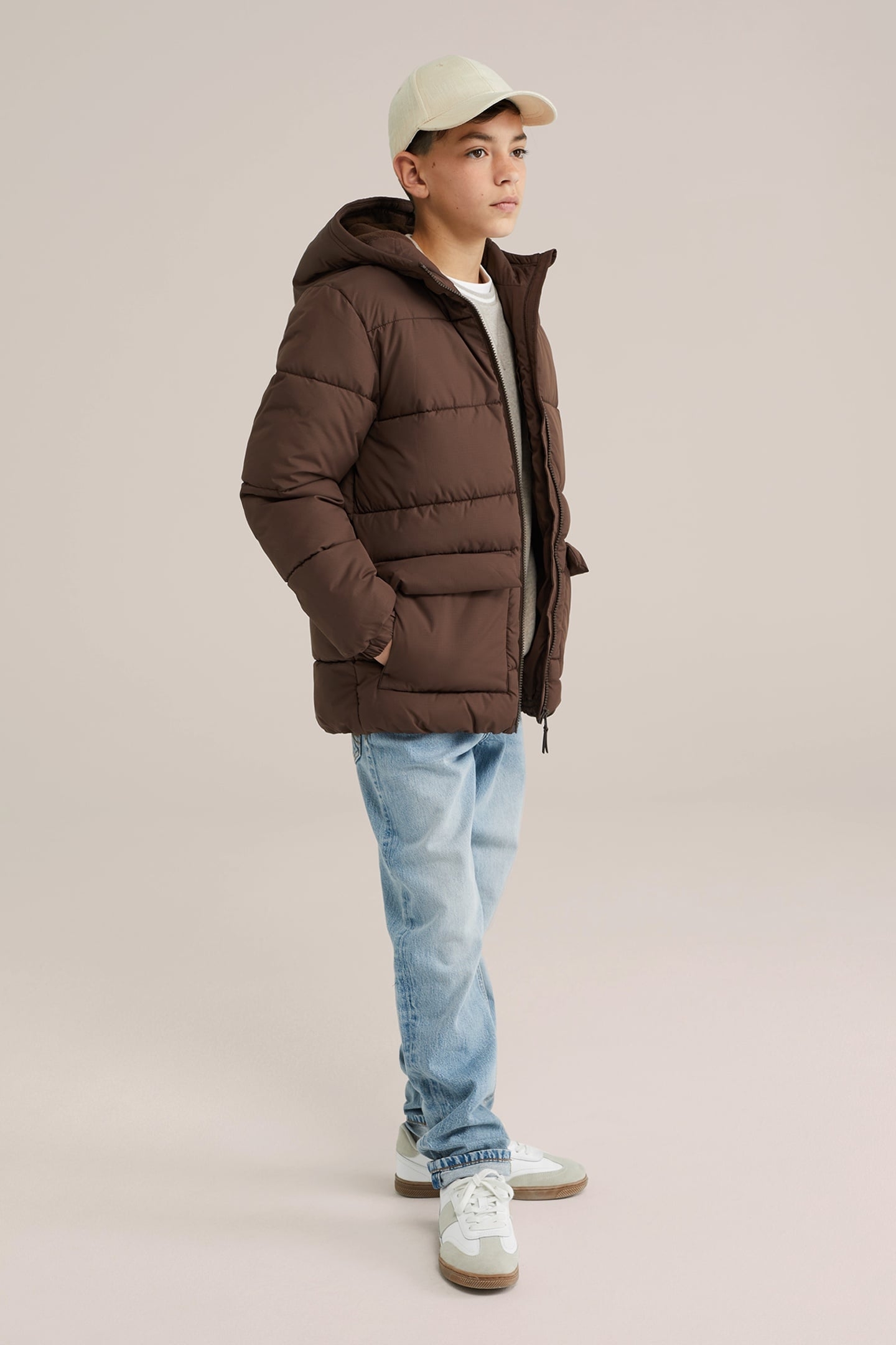 JACKET MIDLONG DARK BROWN 2