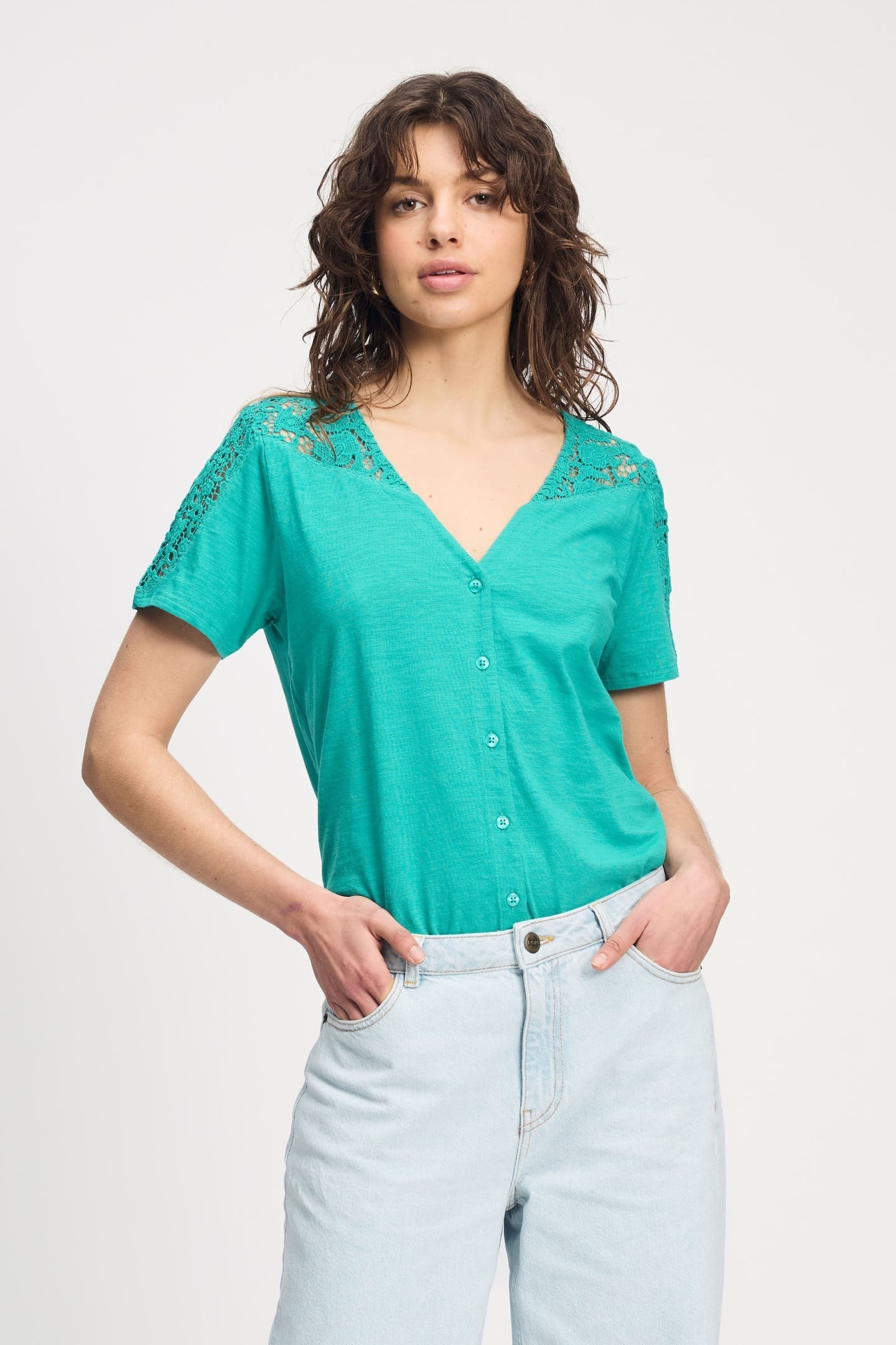 TSHIRT - ELLEN FRESH GREEN 1