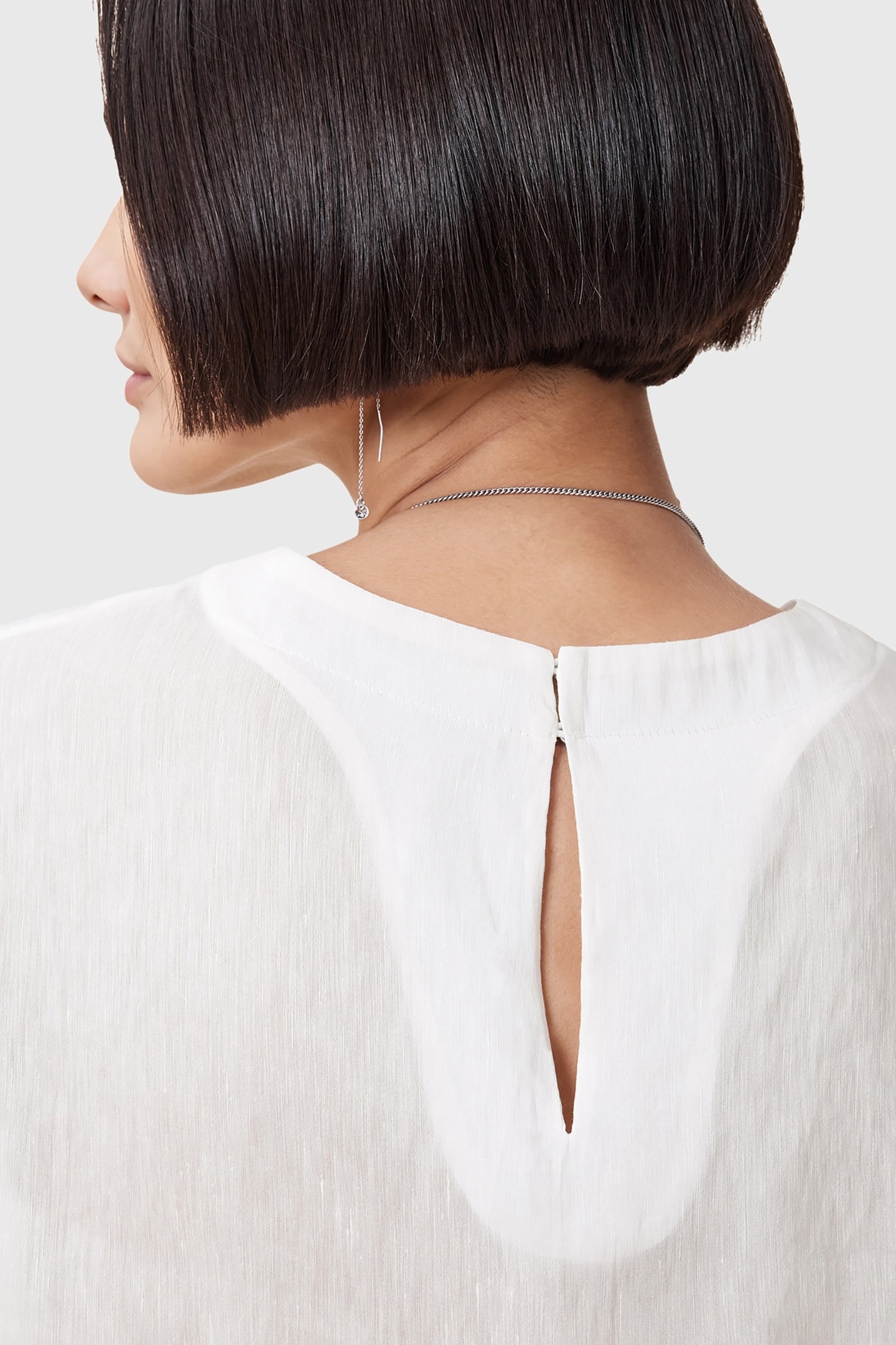 LOTTIE LINEN TOP CHALK WHITE 8