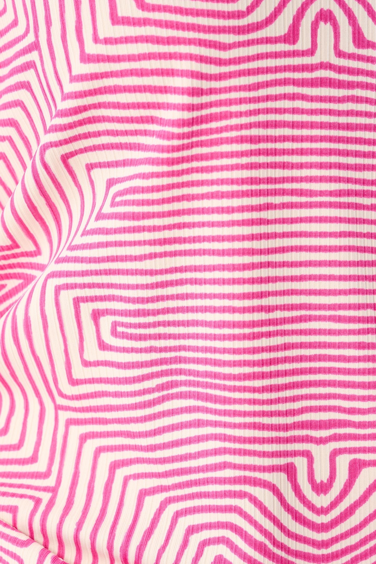 LA-SBRIB JERSEY RUFFLE TOP PINK 6