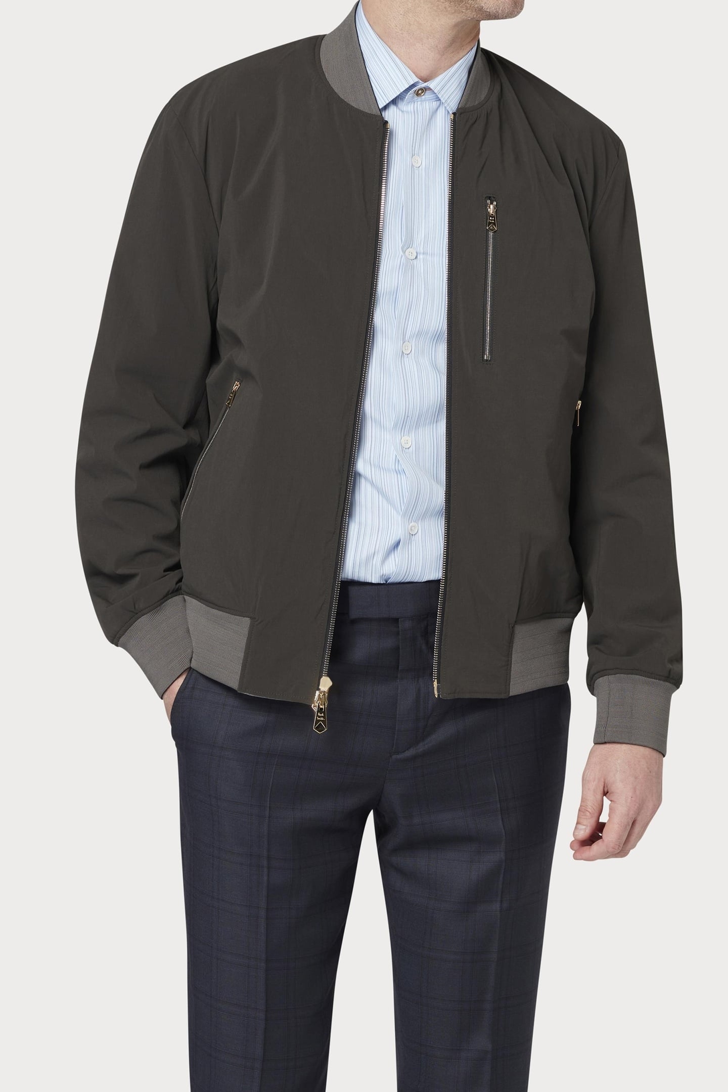 REVERSIBLE JACKET GREY MELANGE 4