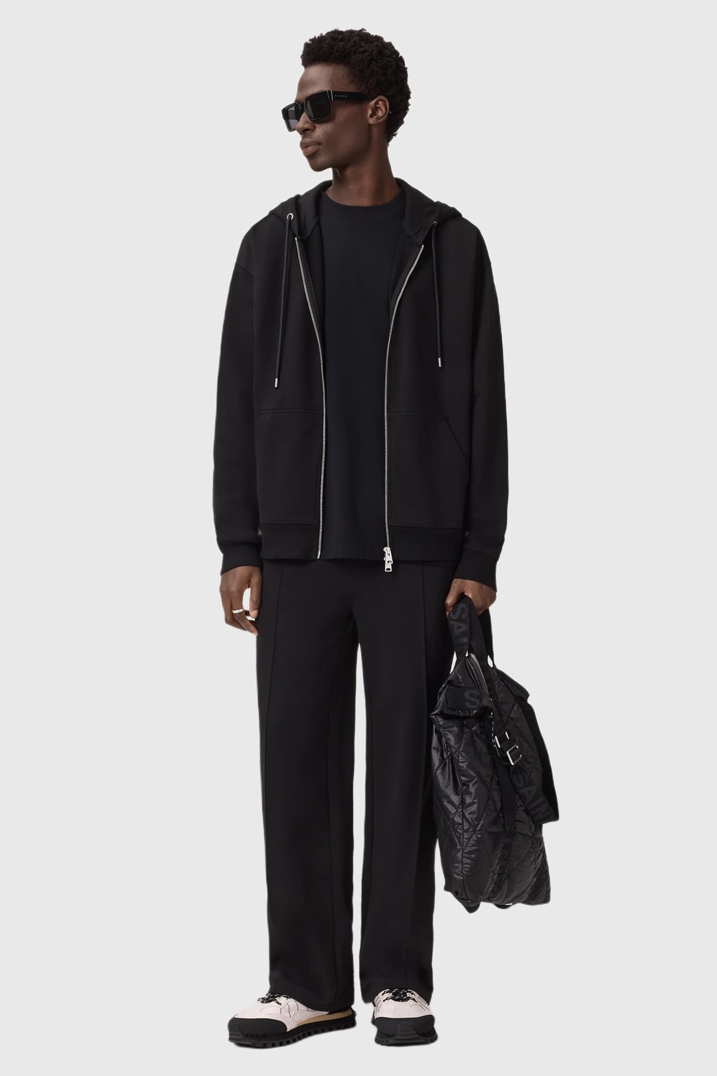 MILO ZIP HOODY JET BLACK 6