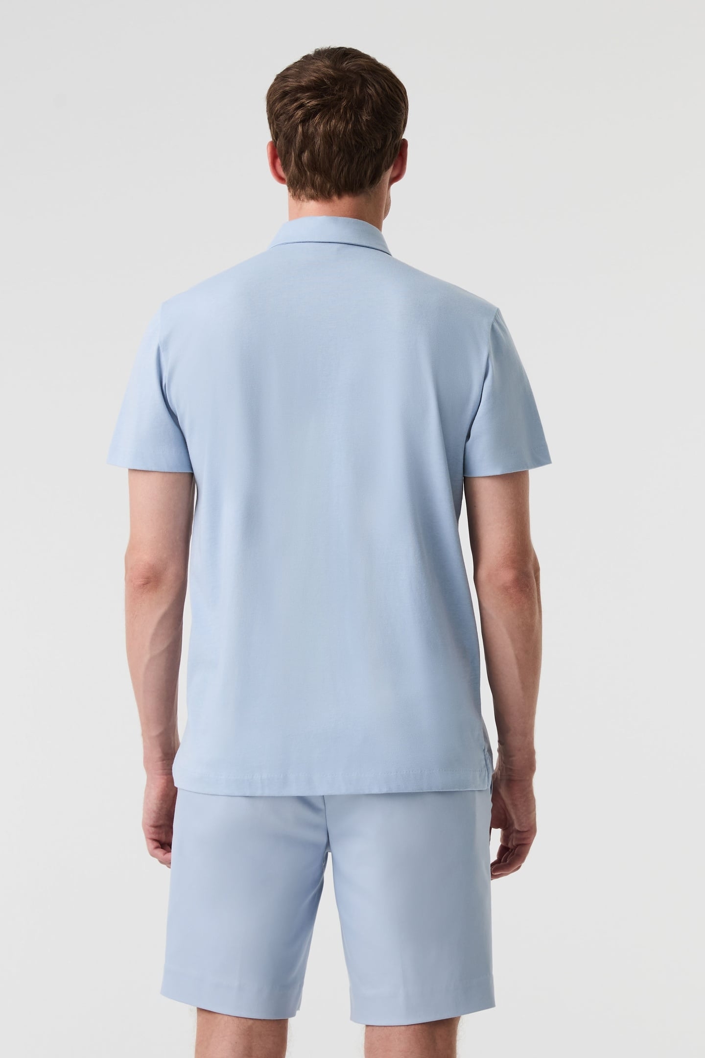 JOMAR V1.Y9.01 POLO SHIRT SHORT FOG BLUE 2
