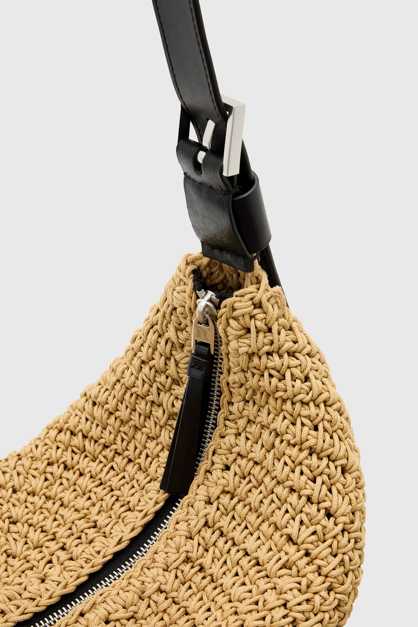 HALF MOON KNOT SHLDR NATURAL BROWN 5