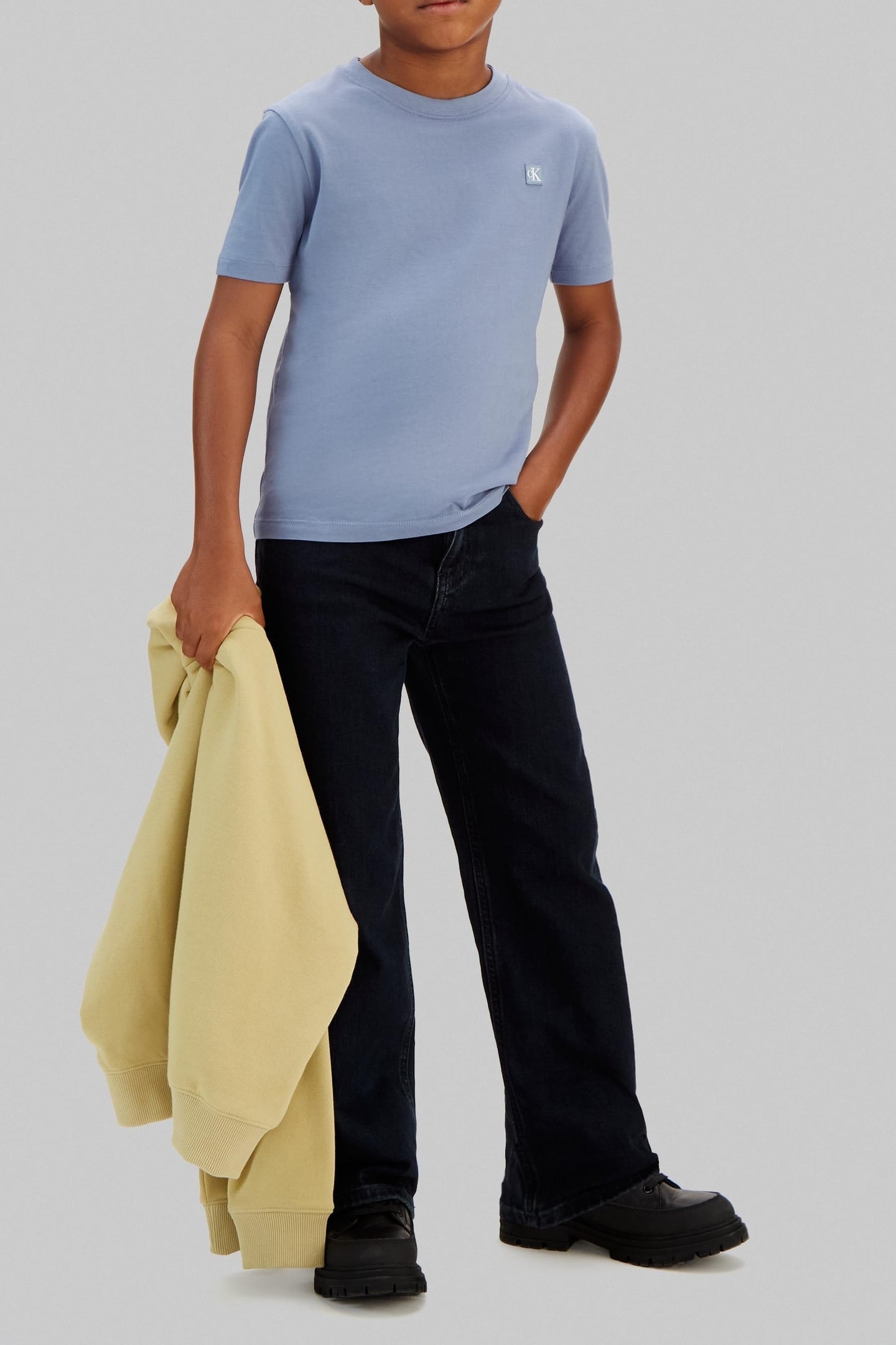 UNISEX MONO MINI BADGE REGULAR T-SHIRT INFINITY 1