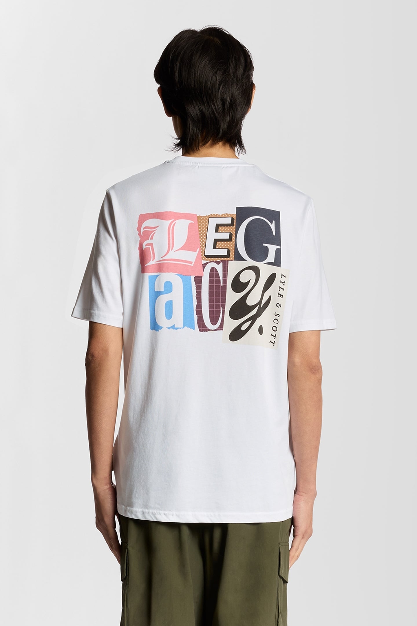 PAPER LETTERS GRAPHIC T-SHIRT WHITE 3
