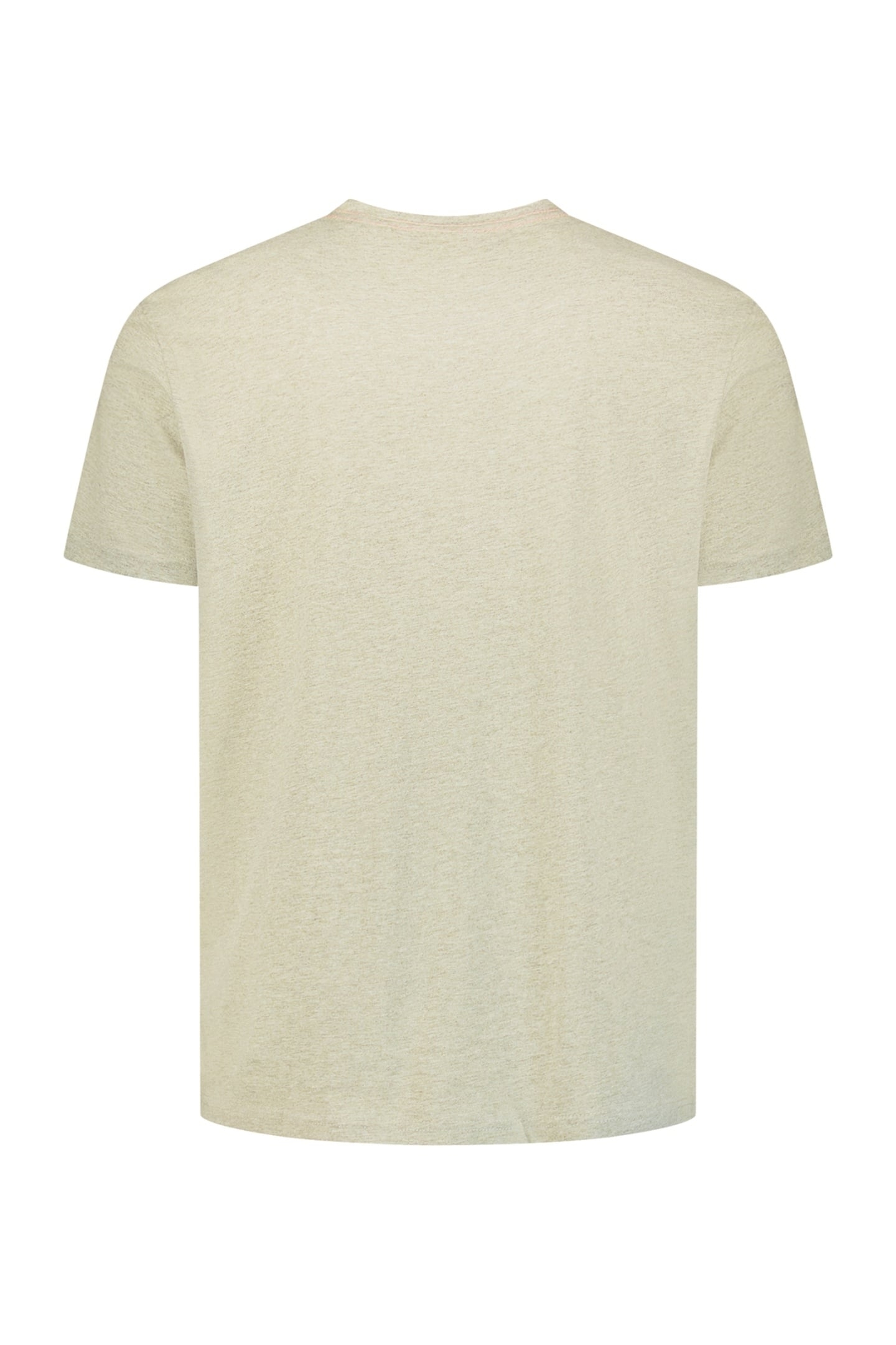 T-SHIRT CREWNECK MELANGE TAUPE 2