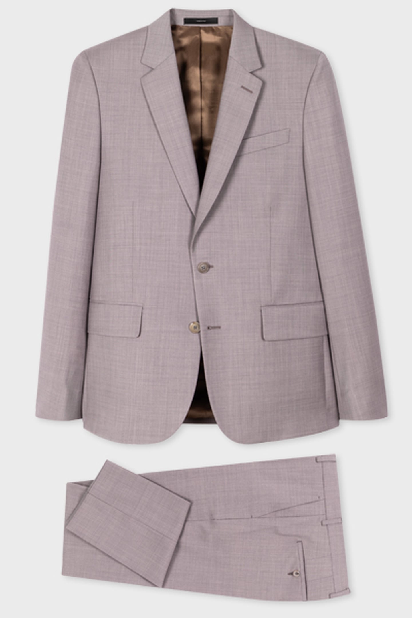 TAILORED FIT 2BTN SUIT LILAC 8