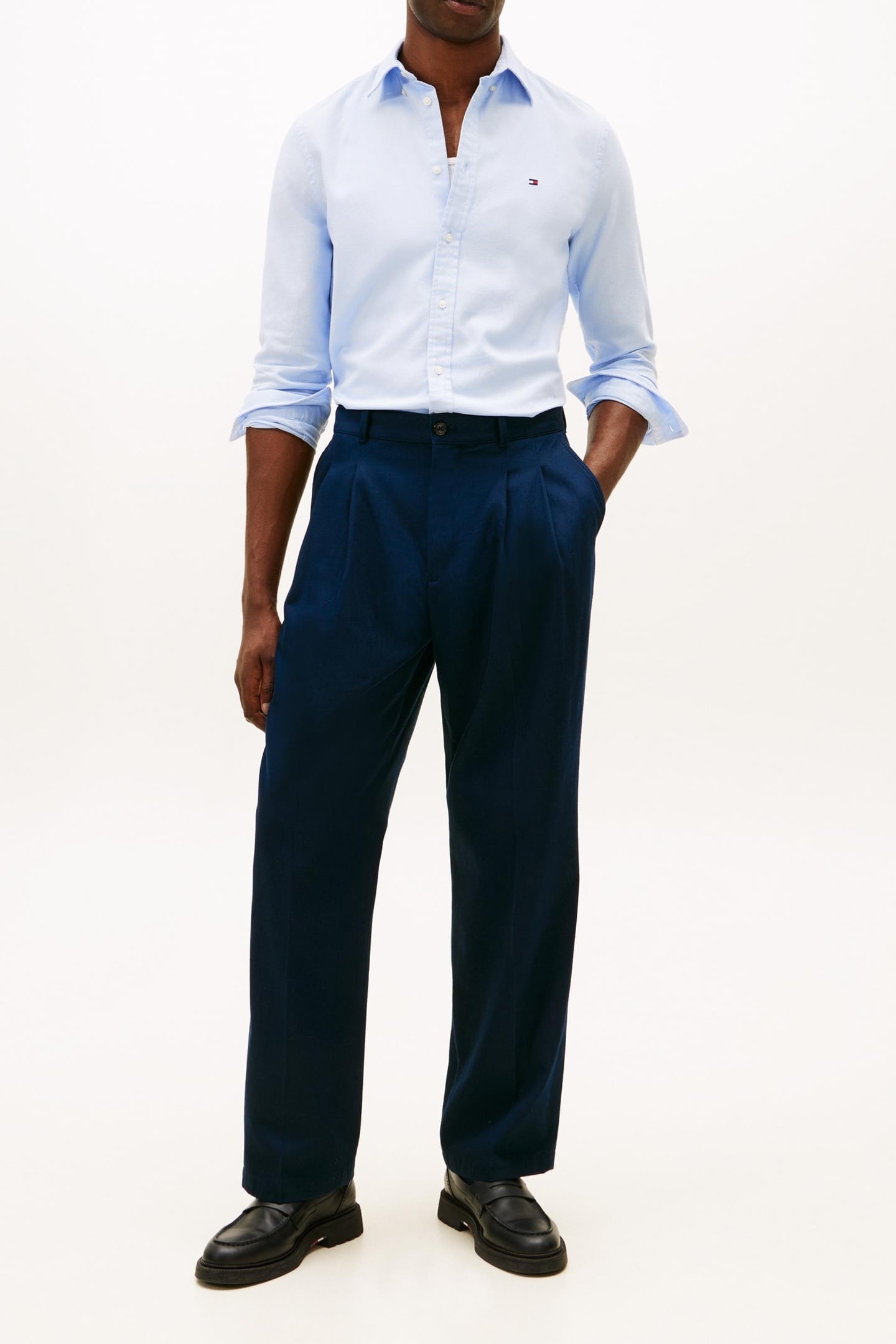 FLEX DOBBY SLIM FIT SHIRT SWEET BLUE 3