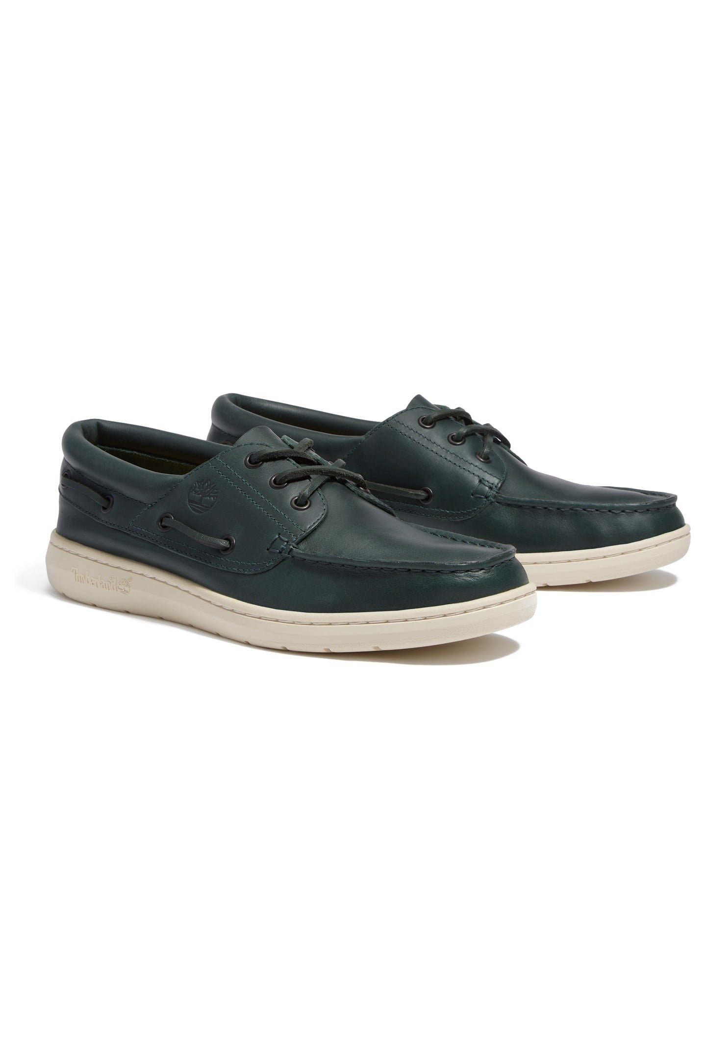 PORTOFINO PIER BOAT SHOE DARK GREEN FULL GRAIN 2