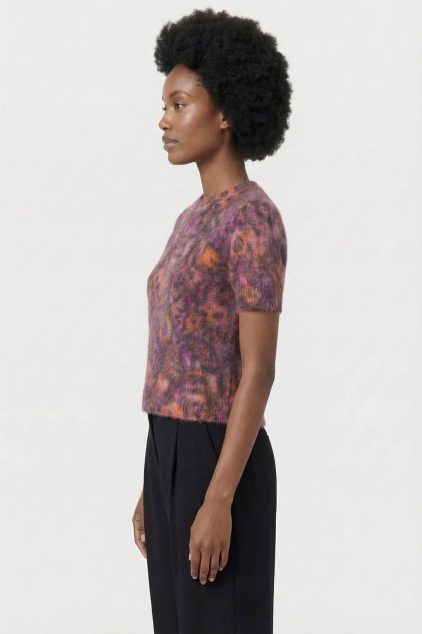 KNITTED SS TOP AUBERGINE 3