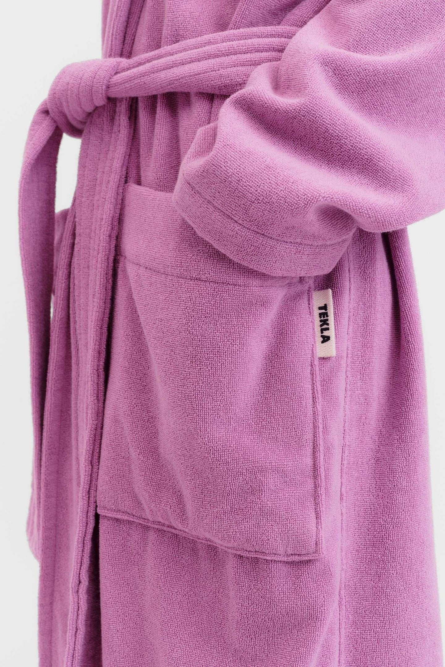 UNISEX CLASSIC BATHROBE MAGENTA 8