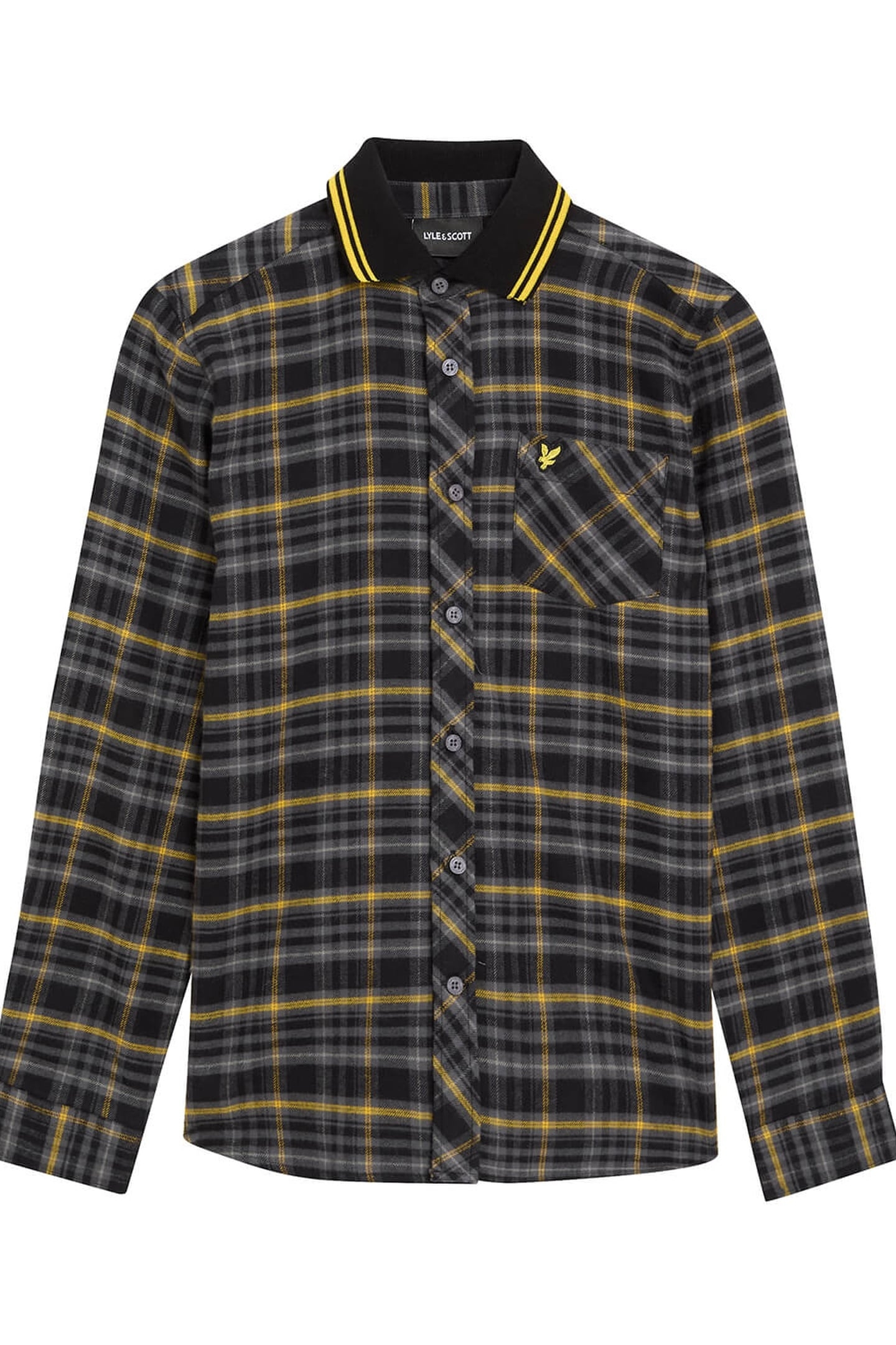 TARTAN SHIRT JET BLACK 2
