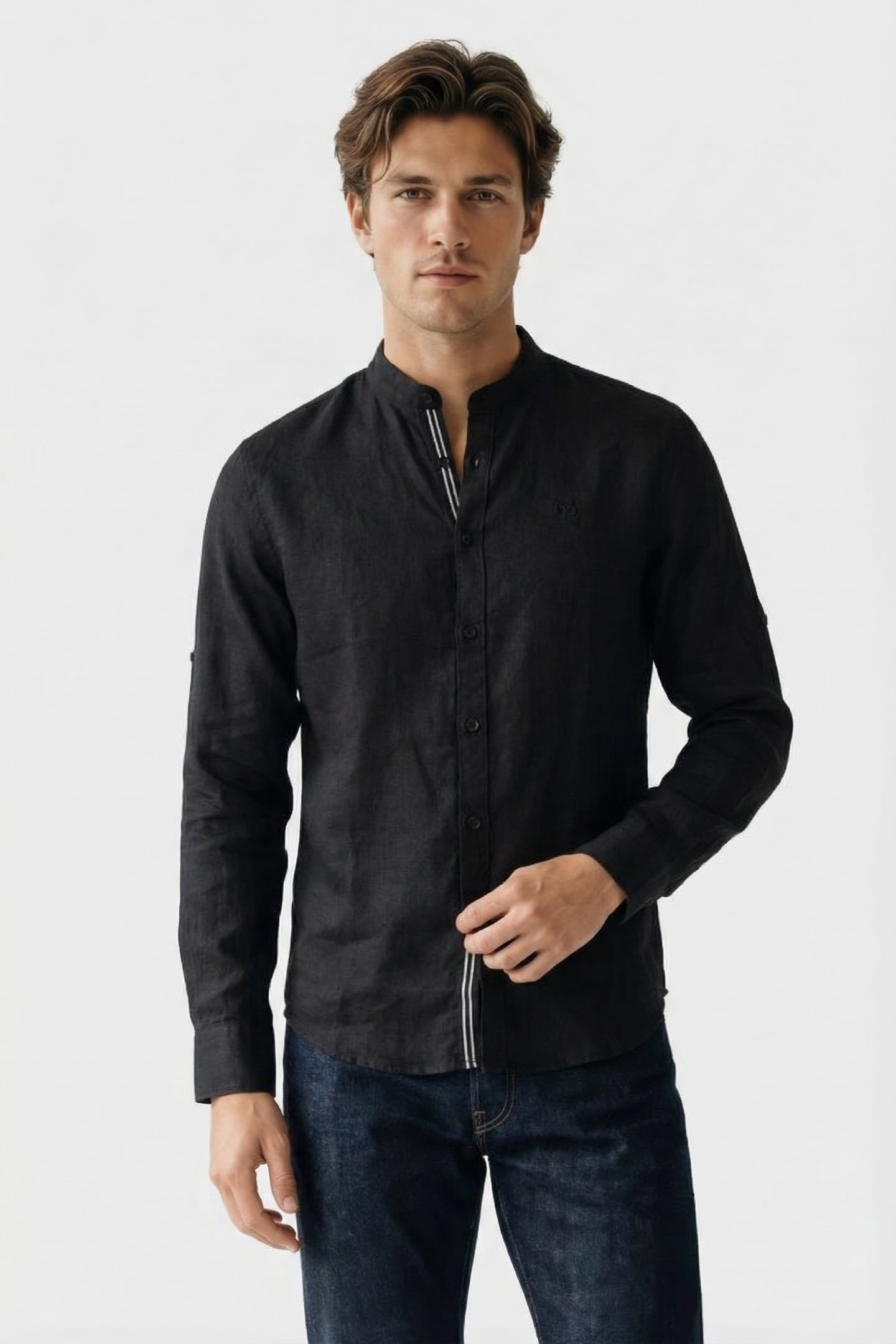 DS_ANDRU MAO SHIRT BLACK 1