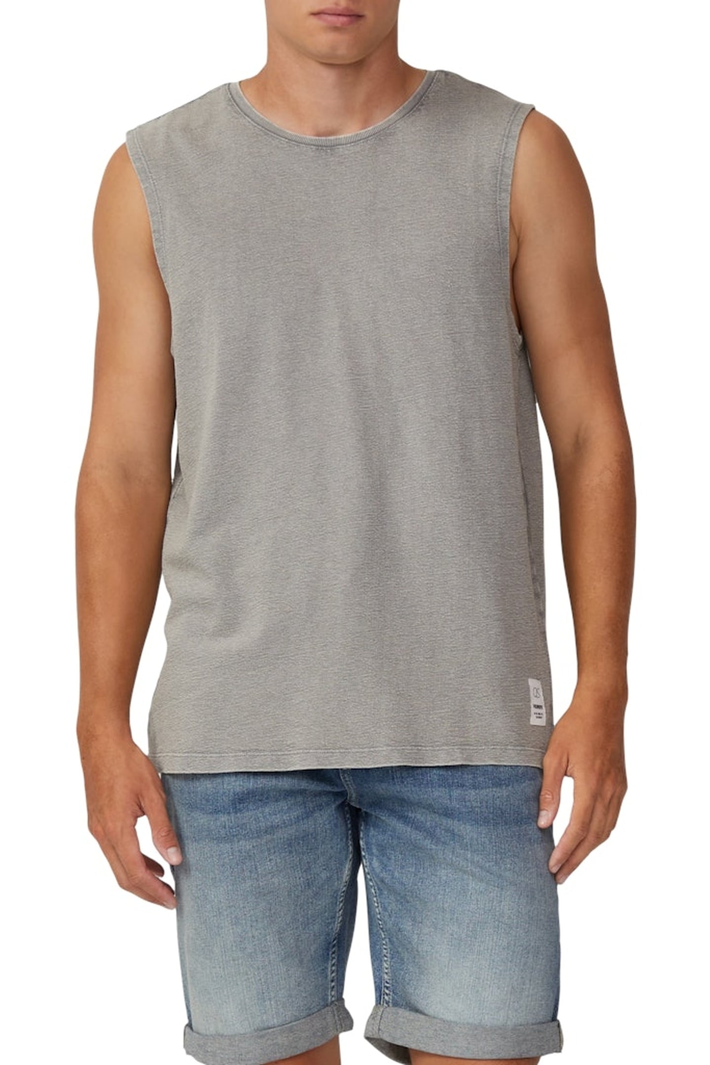 QS T-SHIRTS LIGHT GREY 2