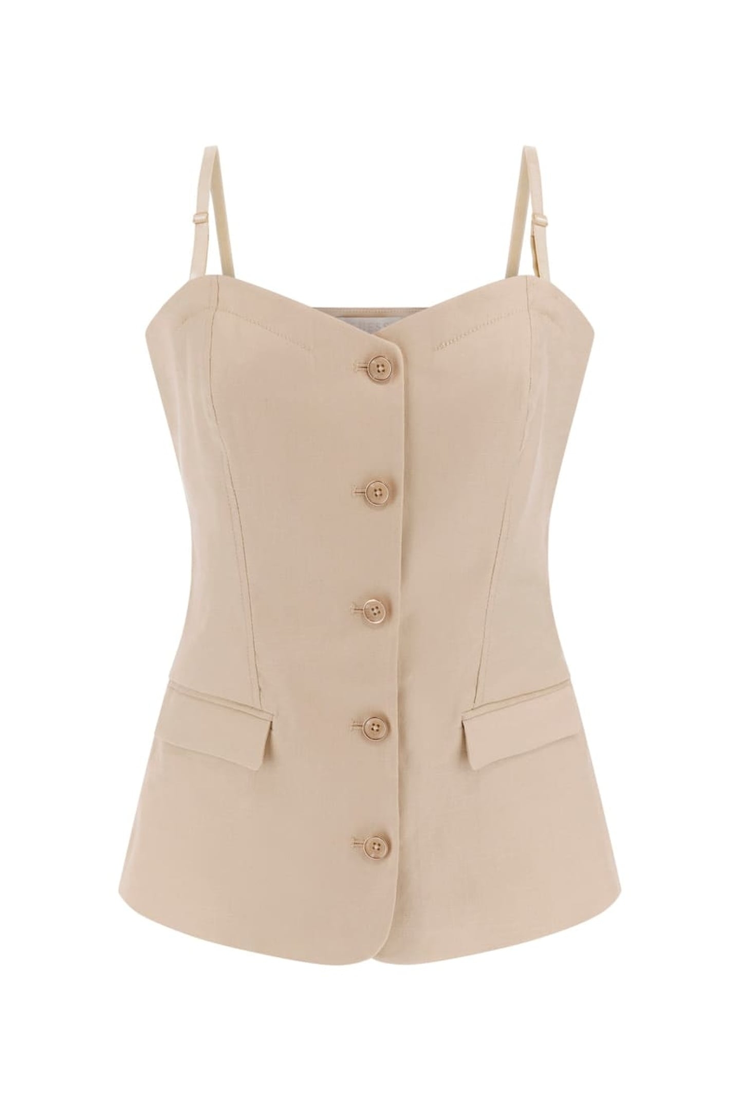 GUESS ECO SL ISABEAU CORSET TO FOAMY TAUPE 6