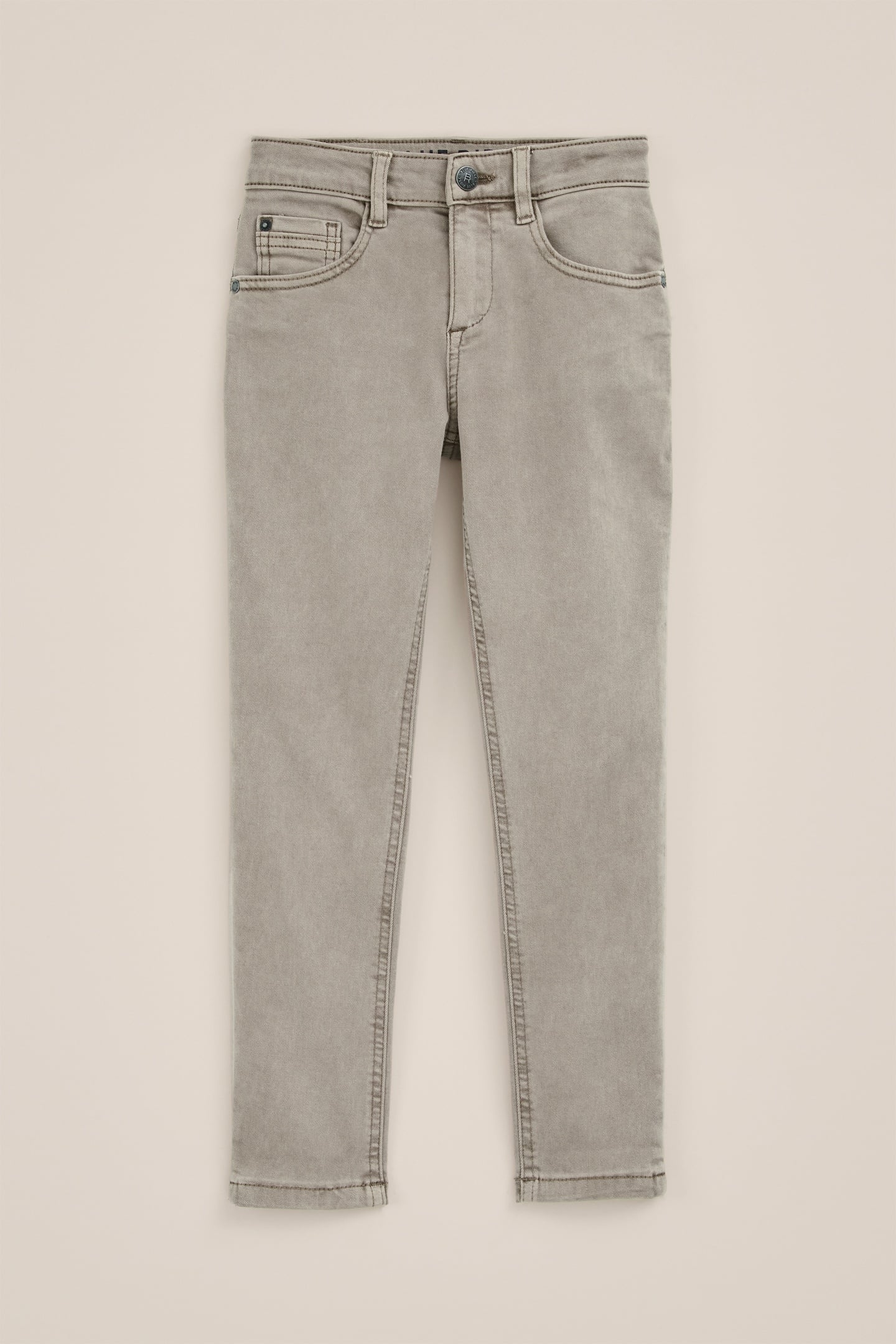 5-POCKET MID WAIST LIGHT BROWN 3