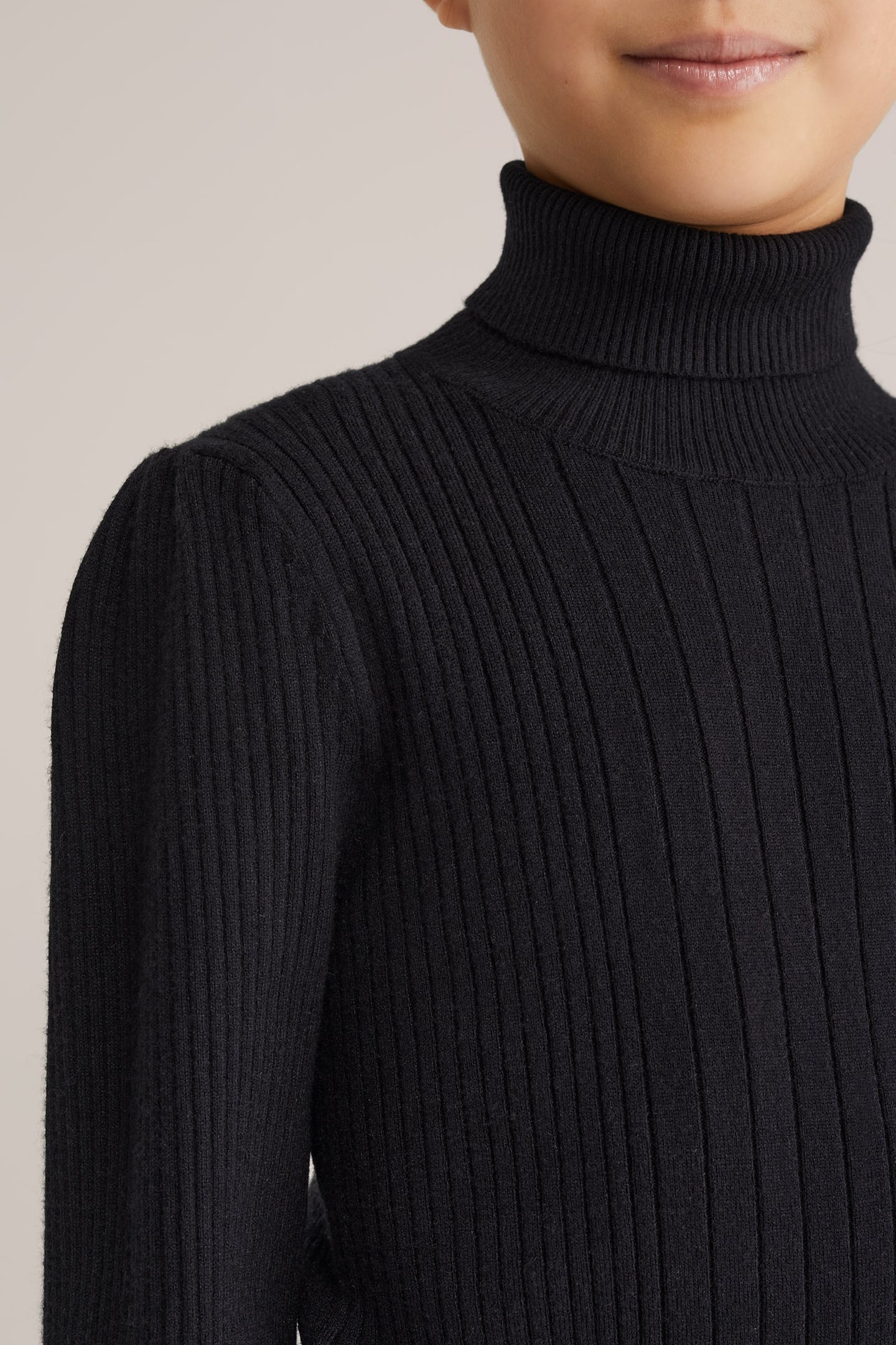 KNITTED PULLOVER BLACK 5
