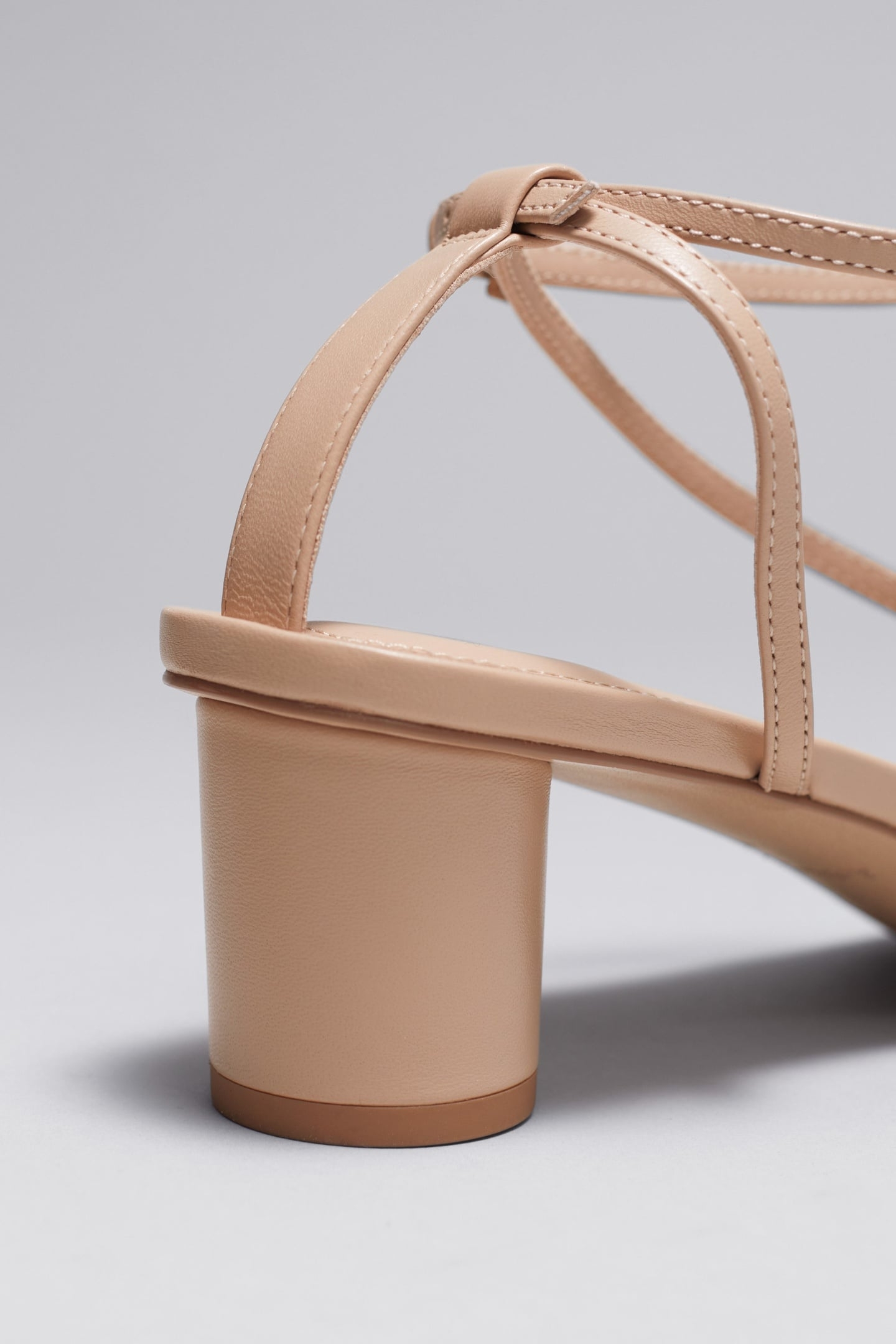 SANDA BLOCK HEEL SANDALETTE BEIGE 4