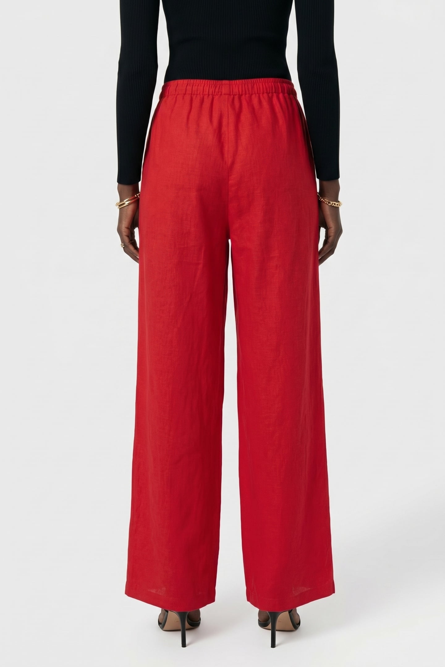 THALIA TROUSERS RED 2